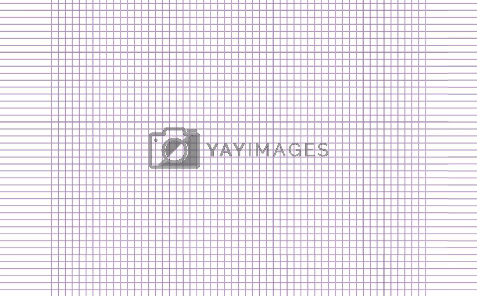 Royalty free image of Graph paper. Printable squared grid paper with color horizontal lines. Geometric background for school, textures, notebook, diary. Realistic lined paper blank size reversal A5 by allaku