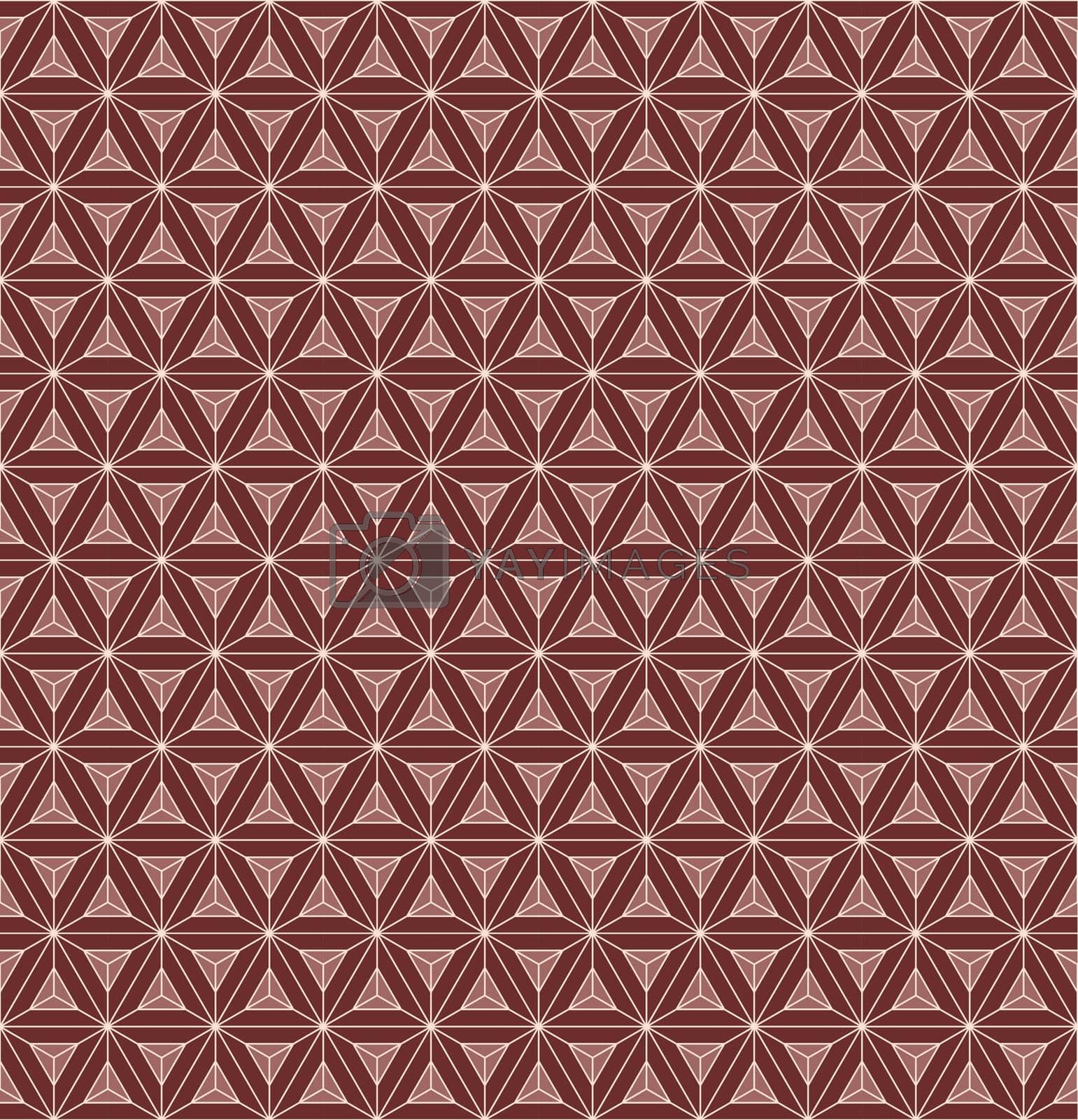 Royalty free image of Seamless pattern triangular chocolate bar, vector chocolate pattern triangles, embossing ornament by koksikoks
