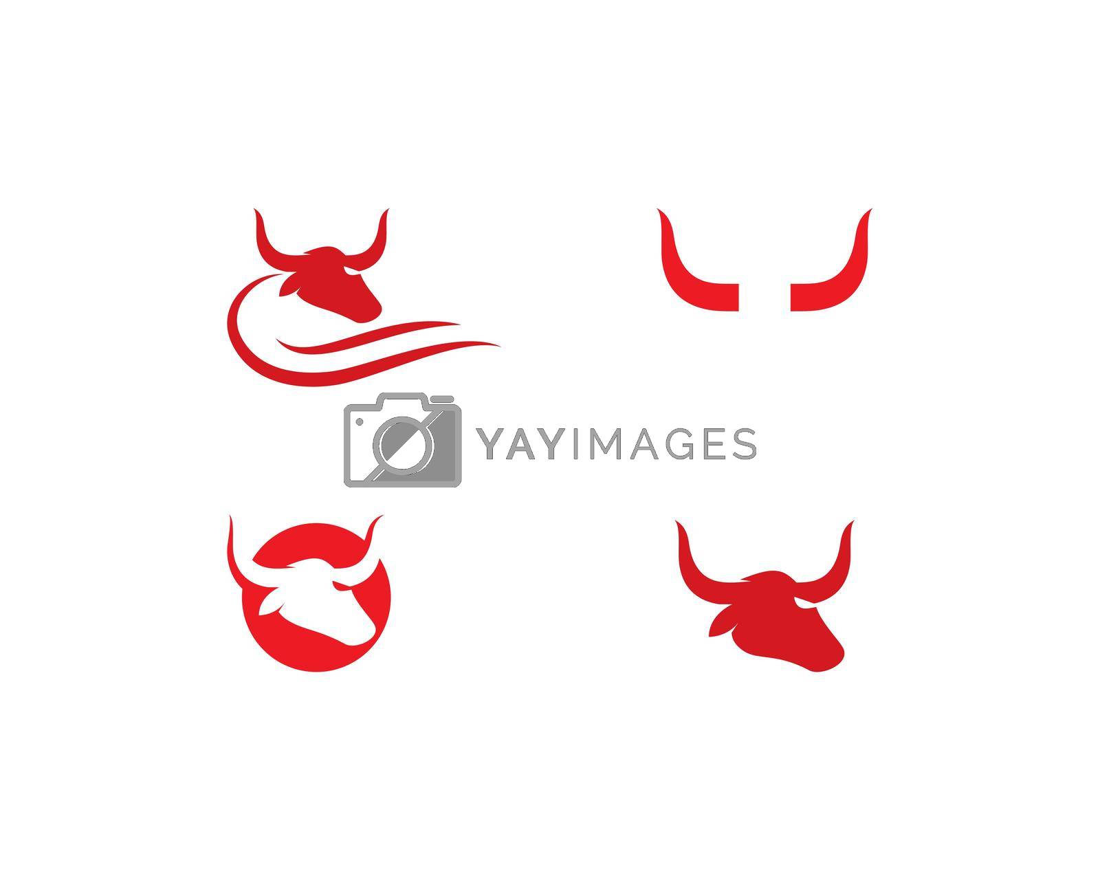 Royalty free image of Red Bull Taurus Logo Template by awk