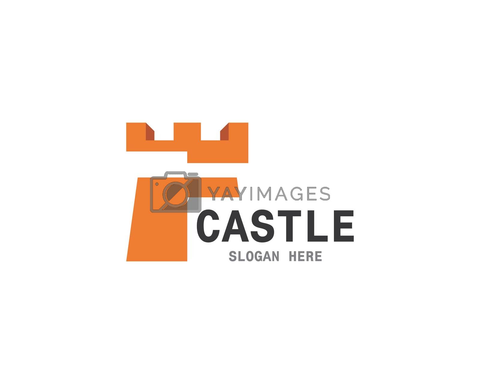 Royalty free image of castle logo vector by awk