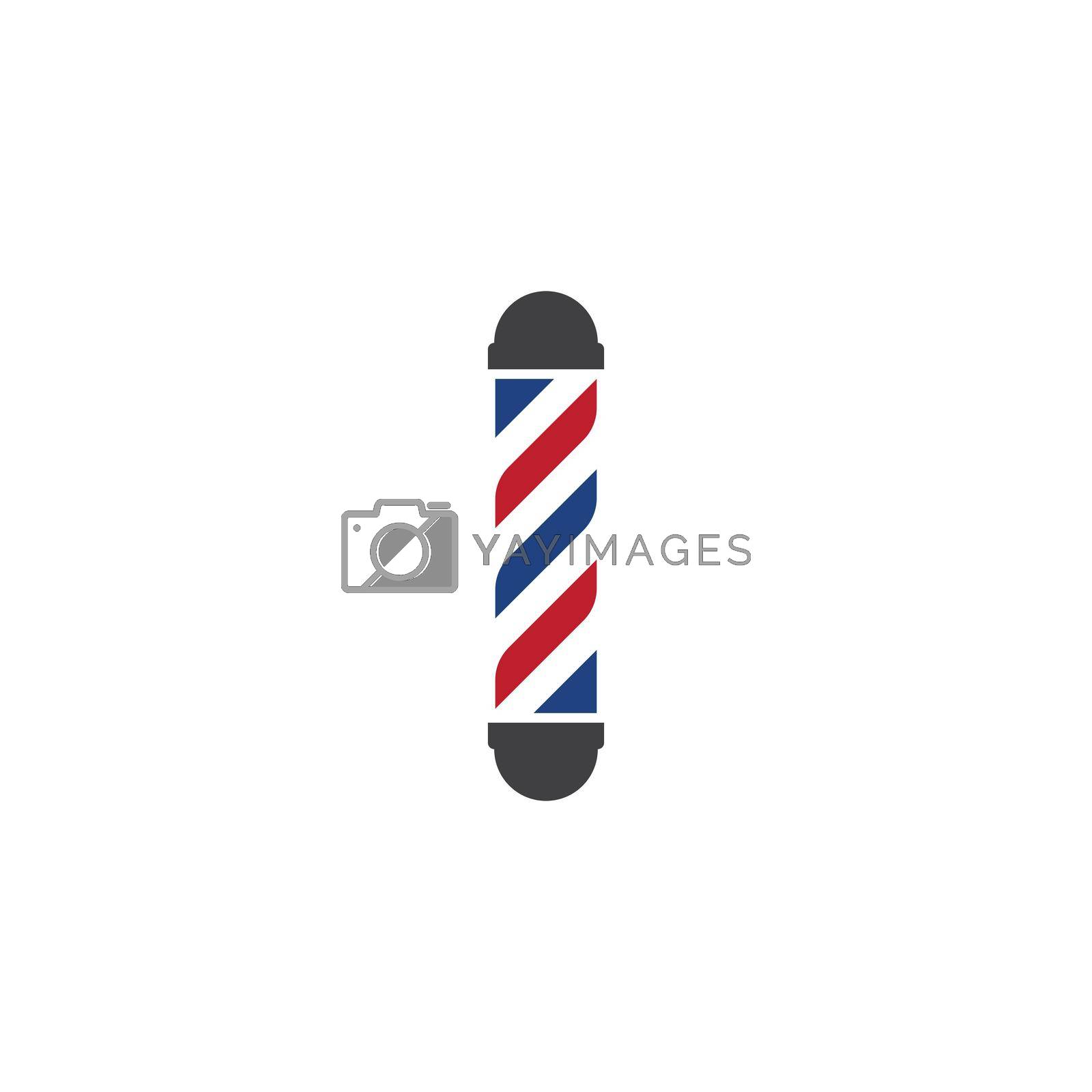 Royalty free image of Barber pole logo by awk