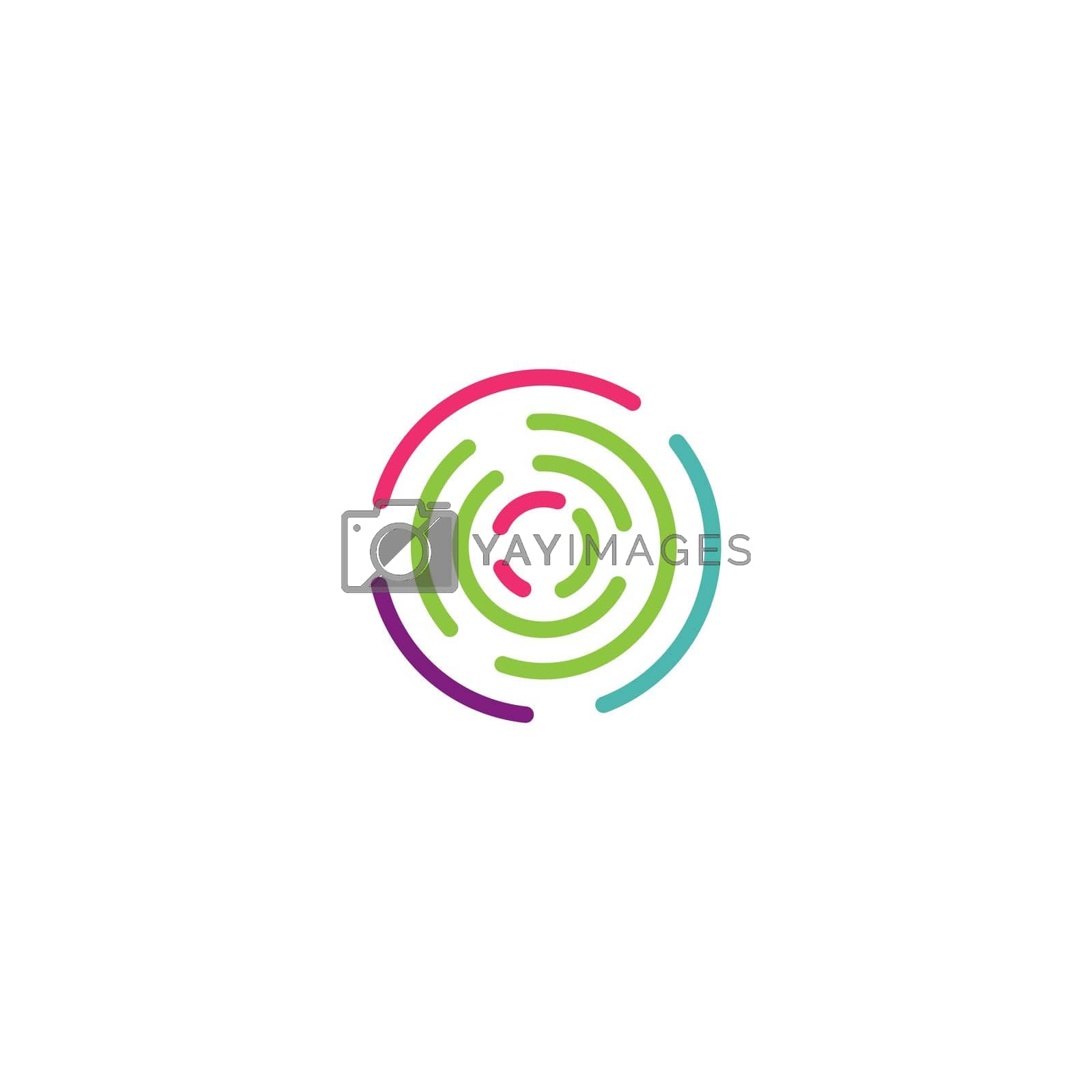 Royalty free image of Circular logo by awk