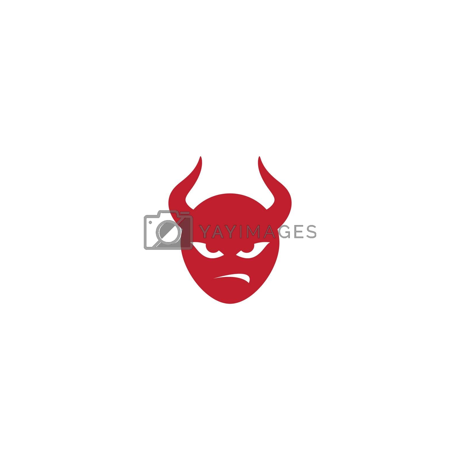 Royalty free image of Devil logo by awk
