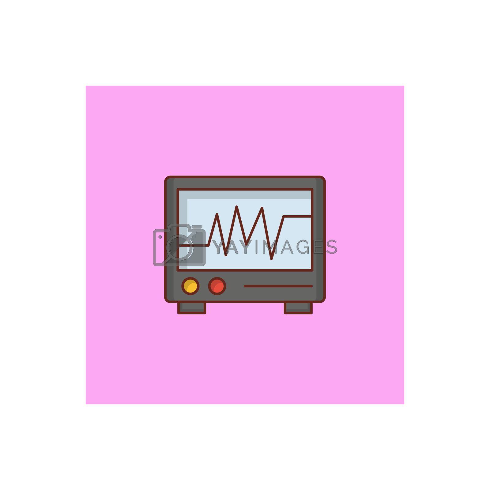 Royalty free image of monitor by FlaticonsDesign