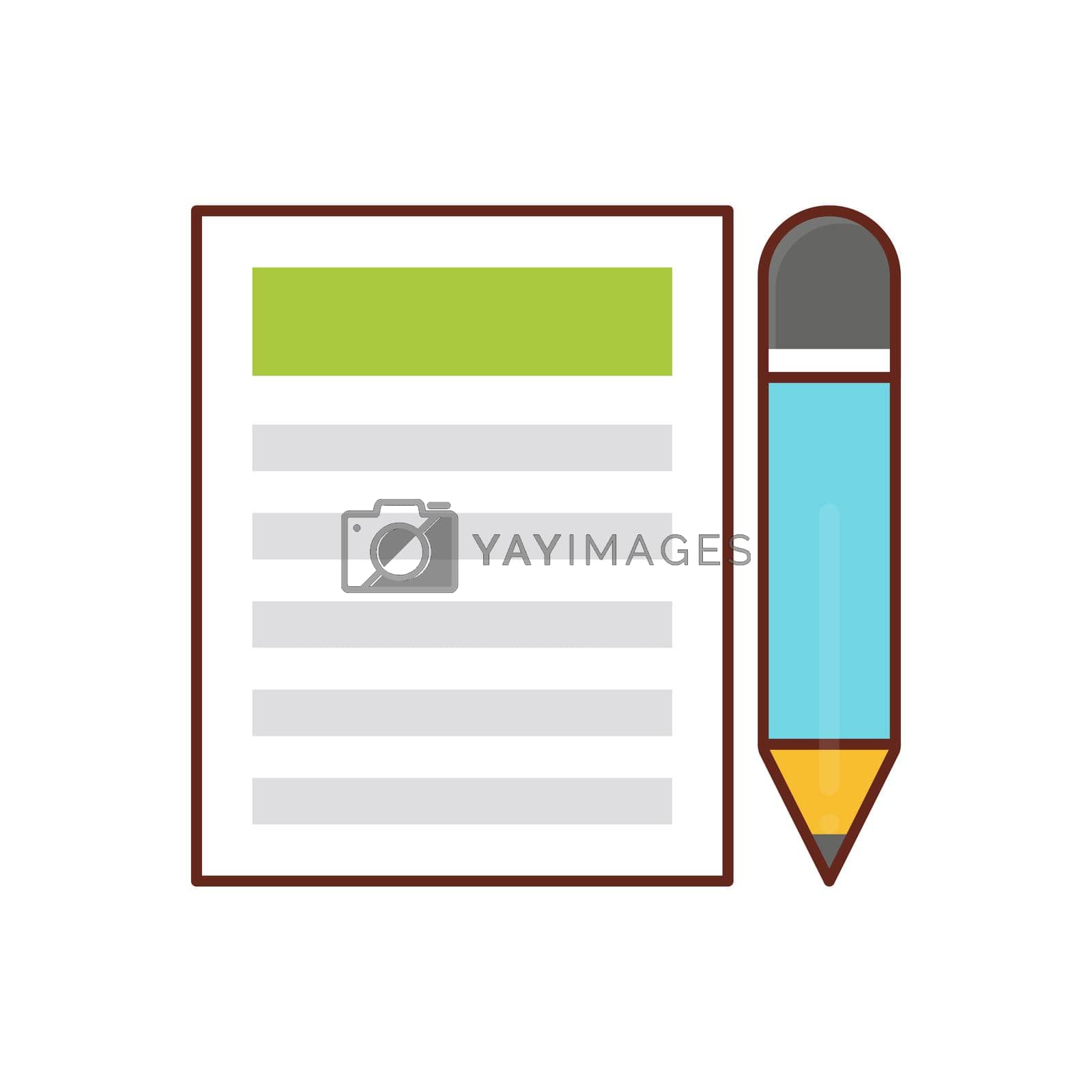 Royalty free image of write by FlaticonsDesign