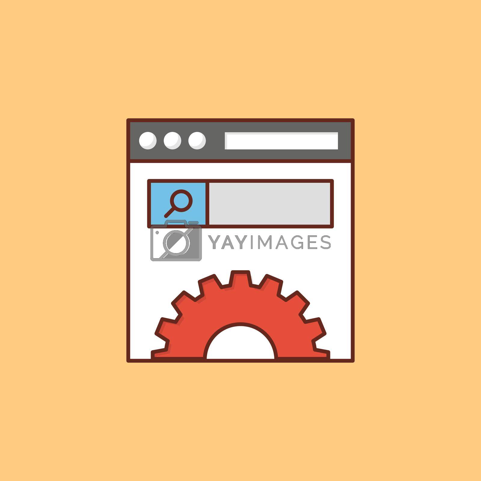 Royalty free image of browser by FlaticonsDesign