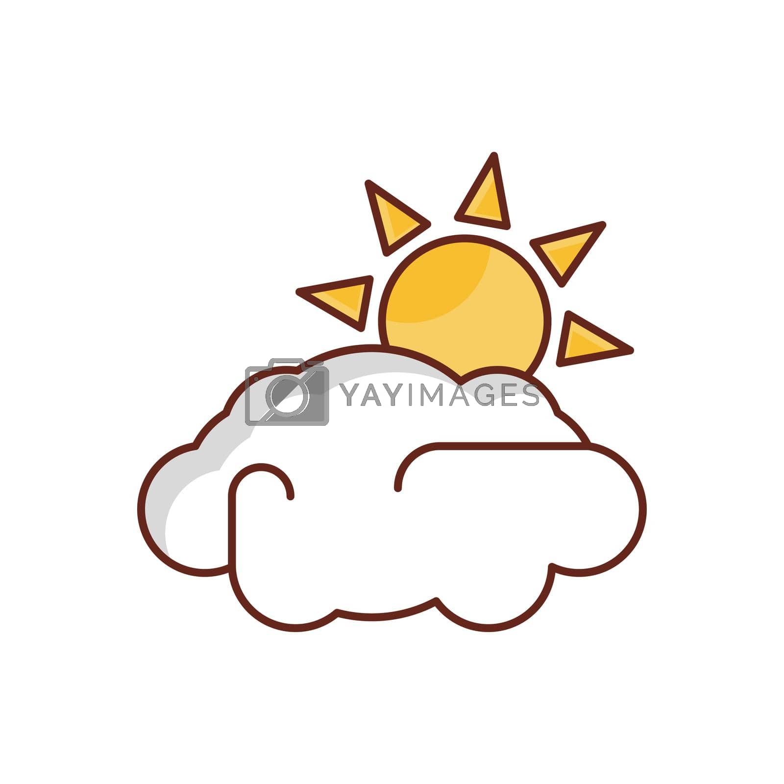 weather Vector illustration on a transparent background. Premium quality symbols. Vector Line Flat color  icon for concept and graphic design.