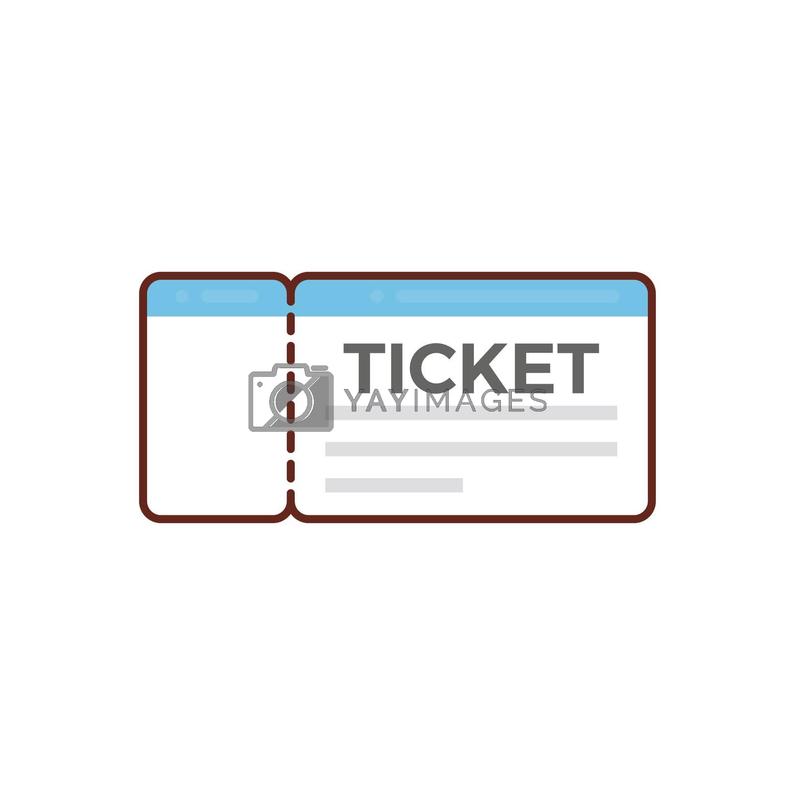 Royalty free image of ticket by FlaticonsDesign