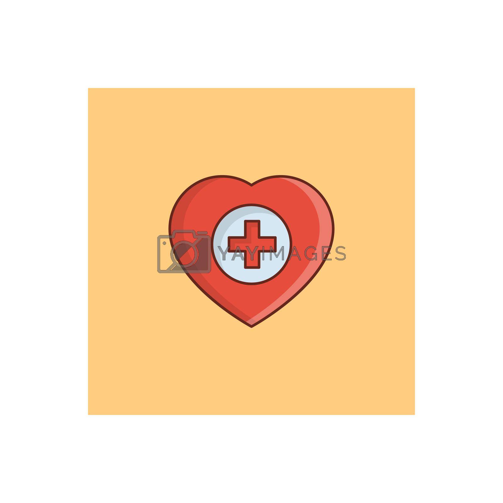healthcare Vector illustration on a transparent background. Premium quality symbols. Vector Line Flat color  icon for concept and graphic design.