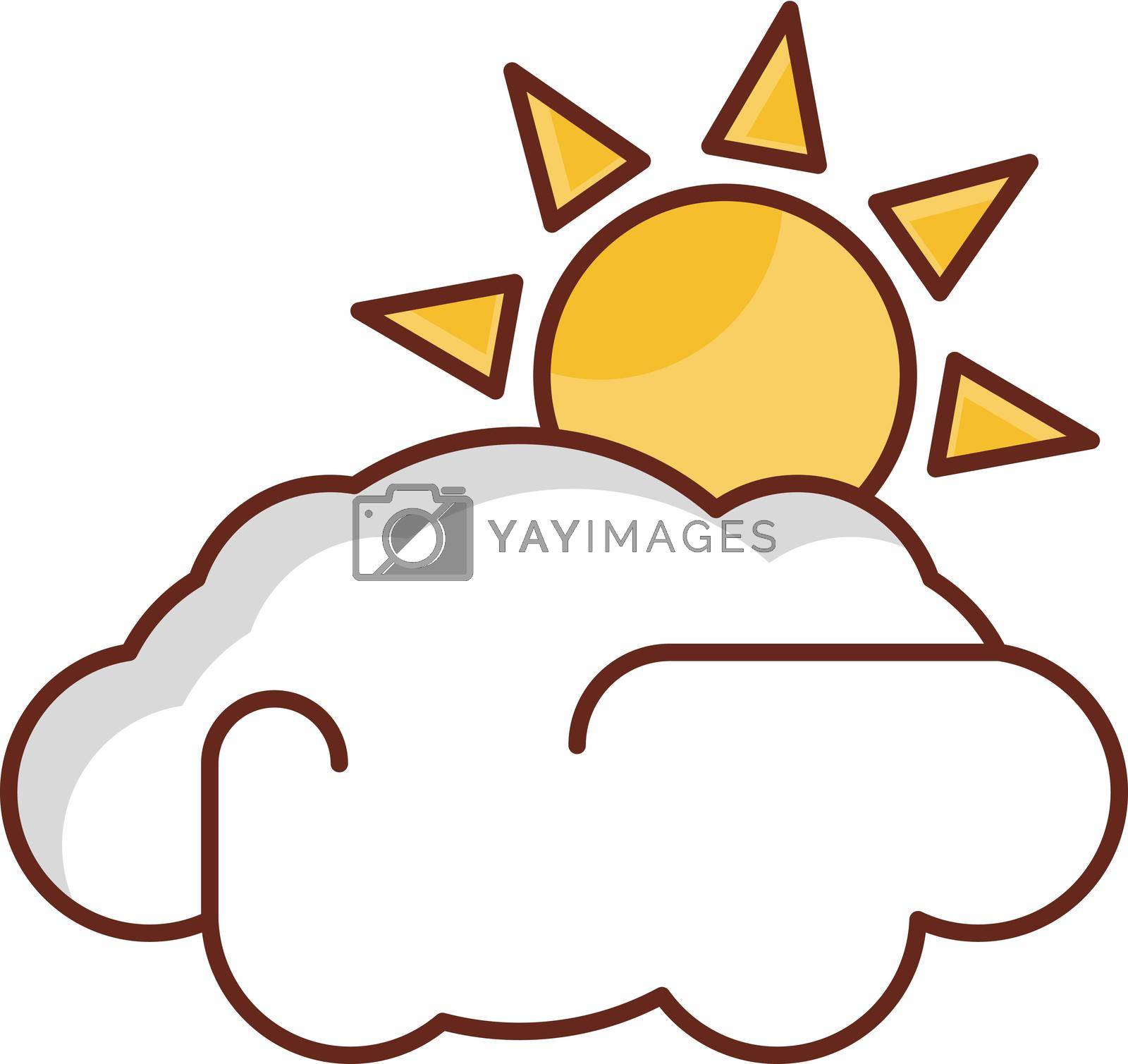 weather Vector illustration on a transparent background. Premium quality symbols. Vector Line Flat color  icon for concept and graphic design.