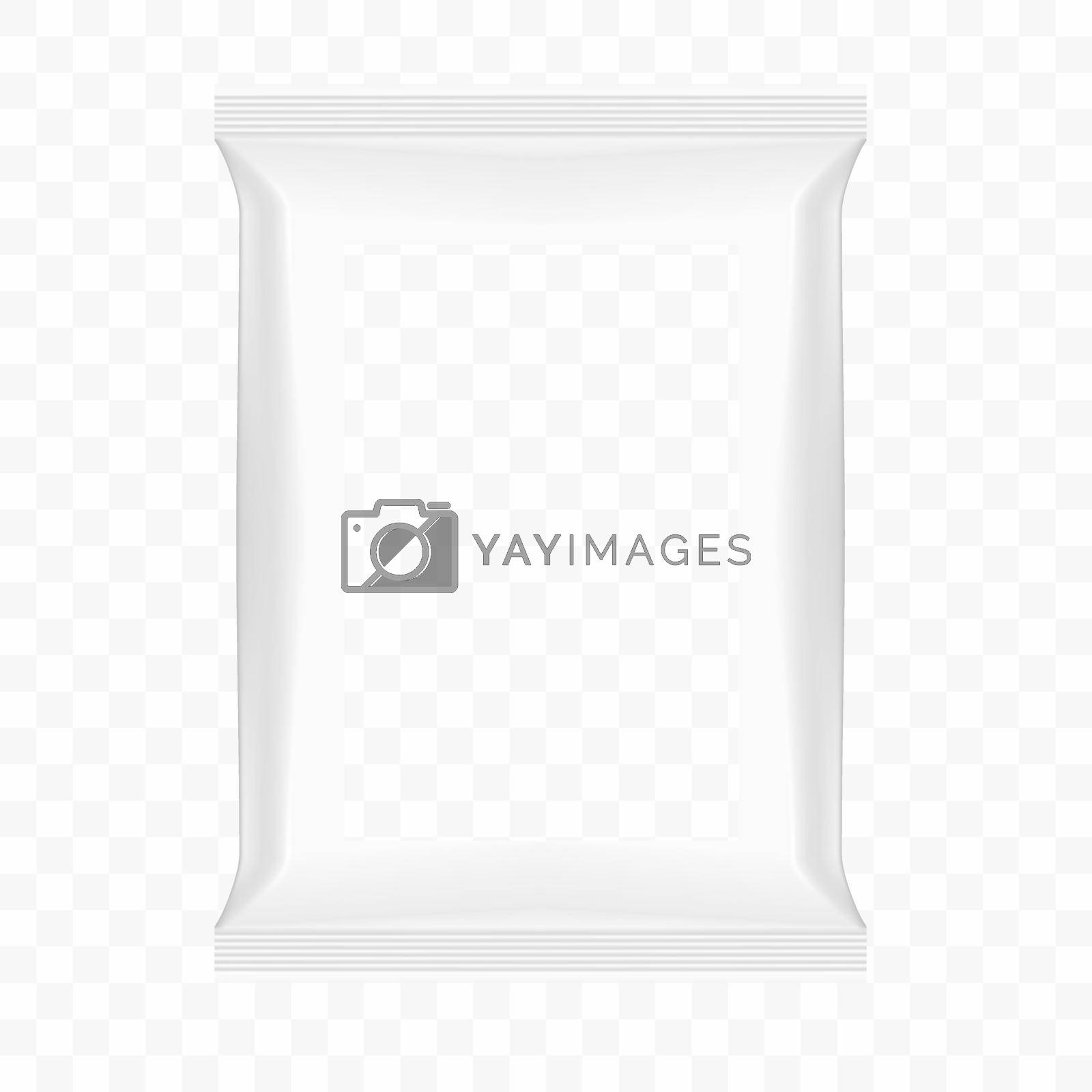 Royalty free image of Bag For Food Or Snack With Transparent Window Template by VectorThings