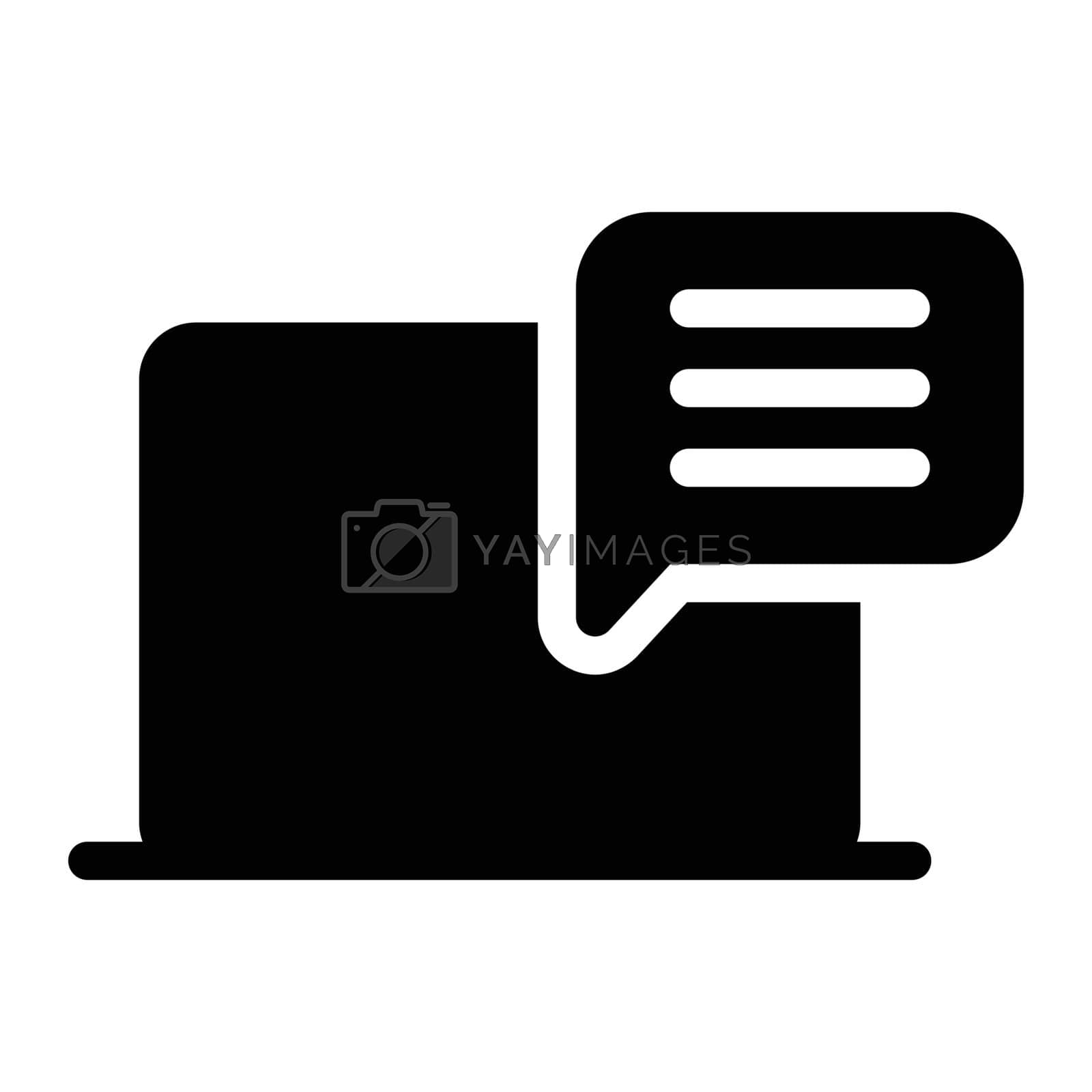 Royalty free image of chat by FlaticonsDesign