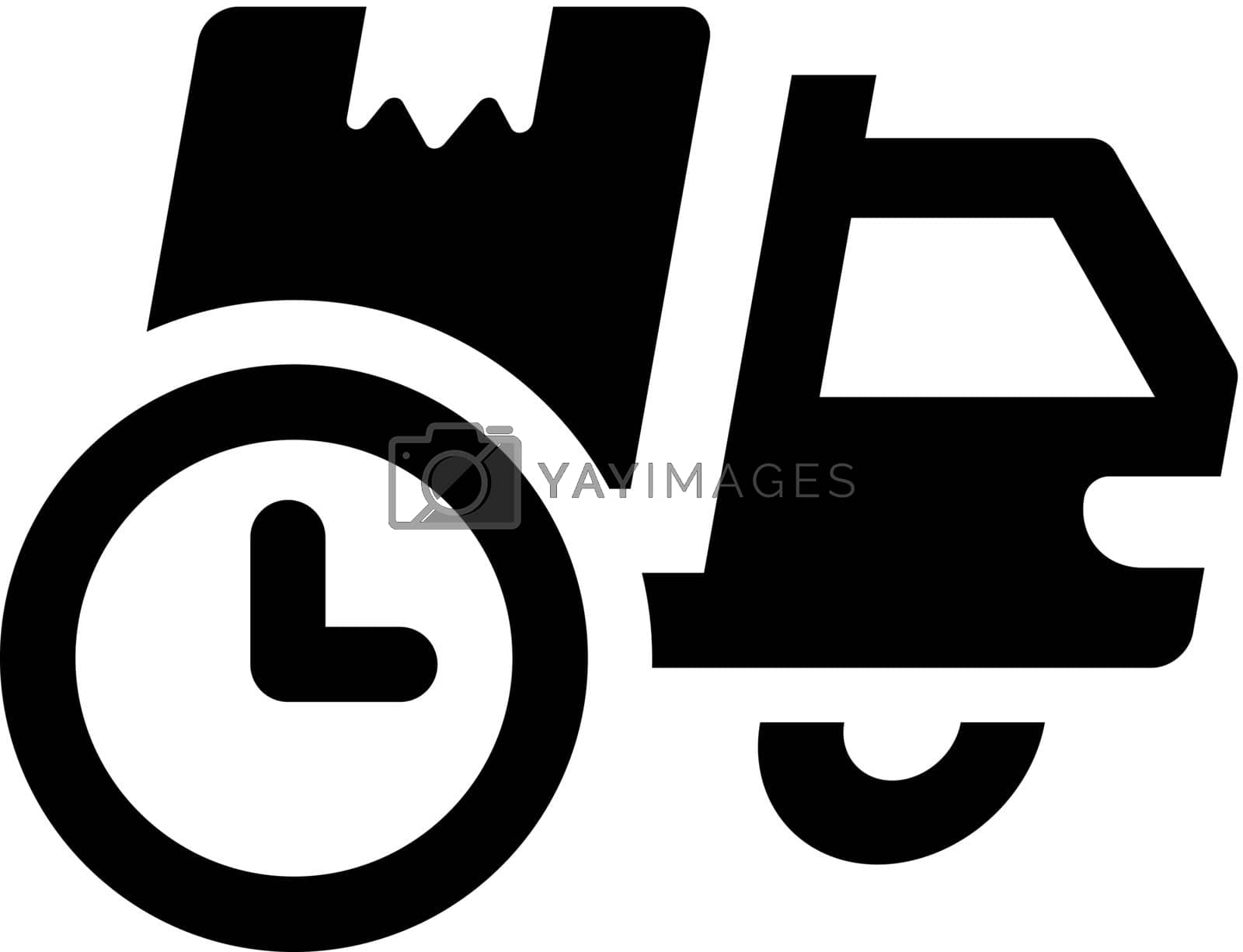 Royalty free image of Fast delivery icon by delwar018