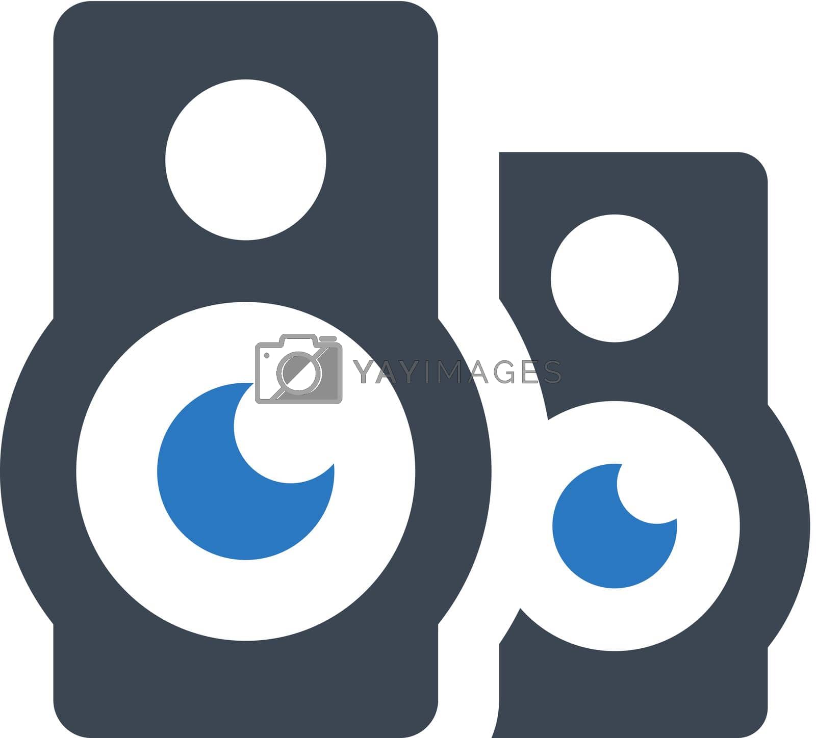 Royalty free image of Speaker icon by delwar018