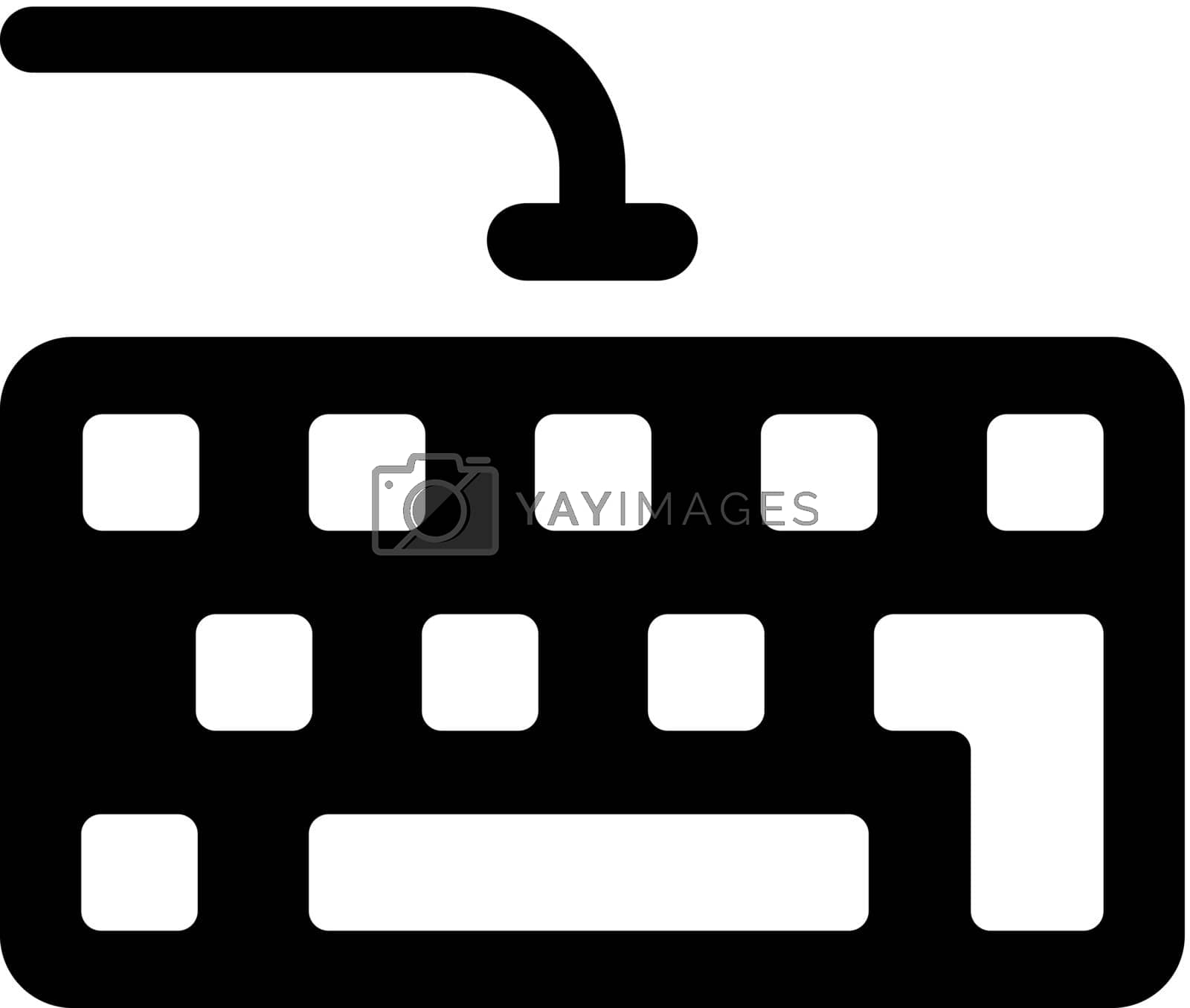 Royalty free image of Keyboard icon by delwar018