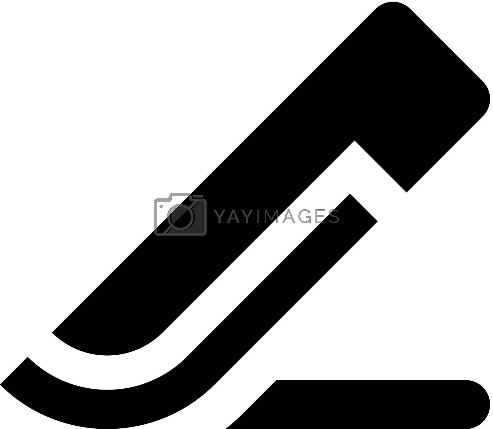 Royalty free image of Slice tool icon. Vector EPS file. by delwar018