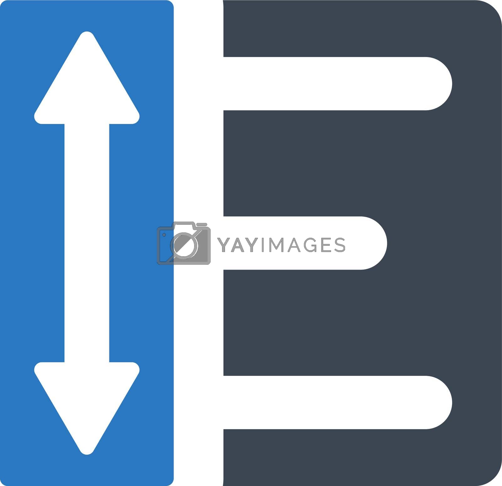 Royalty free image of Line spacing format icon by delwar018