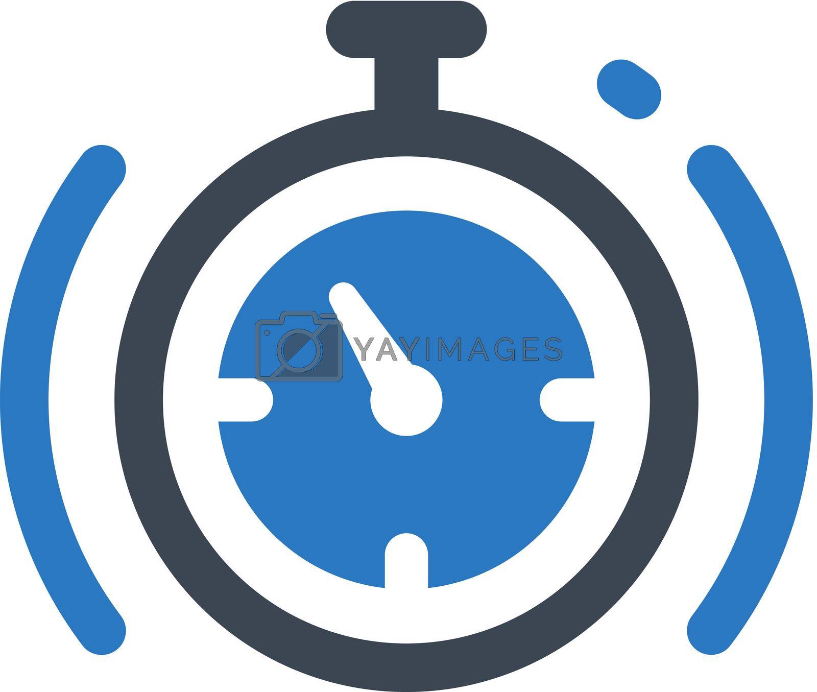 Royalty free image of Response time icon by delwar018