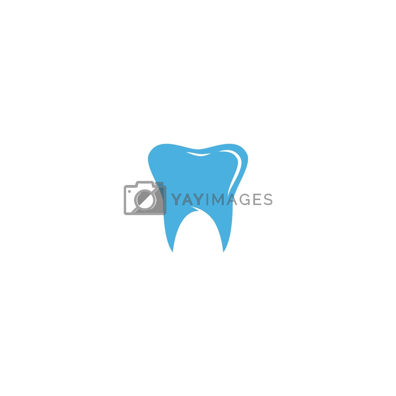 Dental logo vector flat design