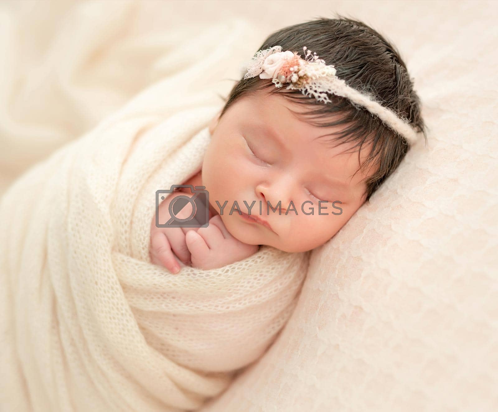 Royalty free image of newborn baby sleeping by tan4ikk1