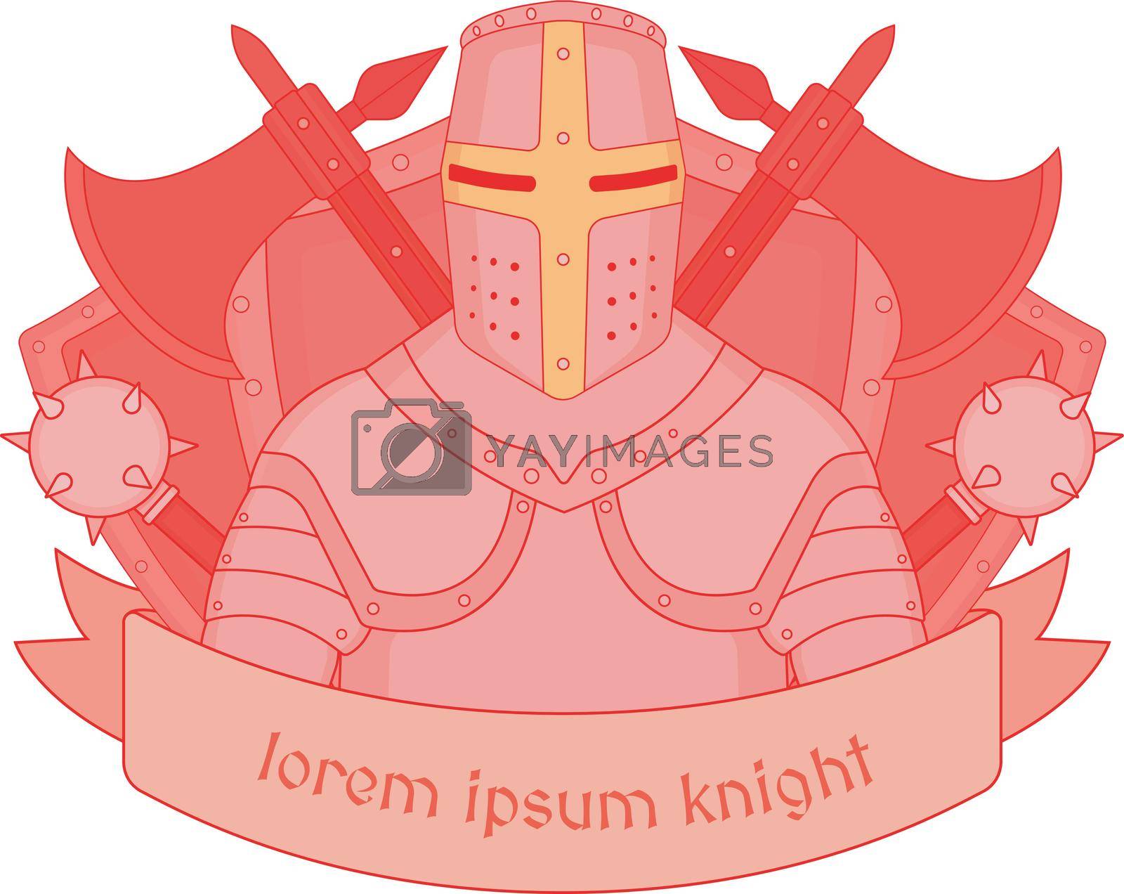 Royalty free image of Medieval knight emblem by bsd