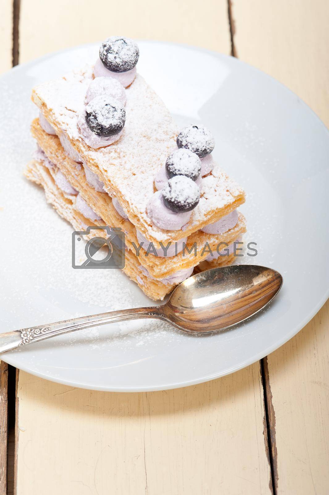 Royalty free image of napoleon blueberry cake dessert  by keko64