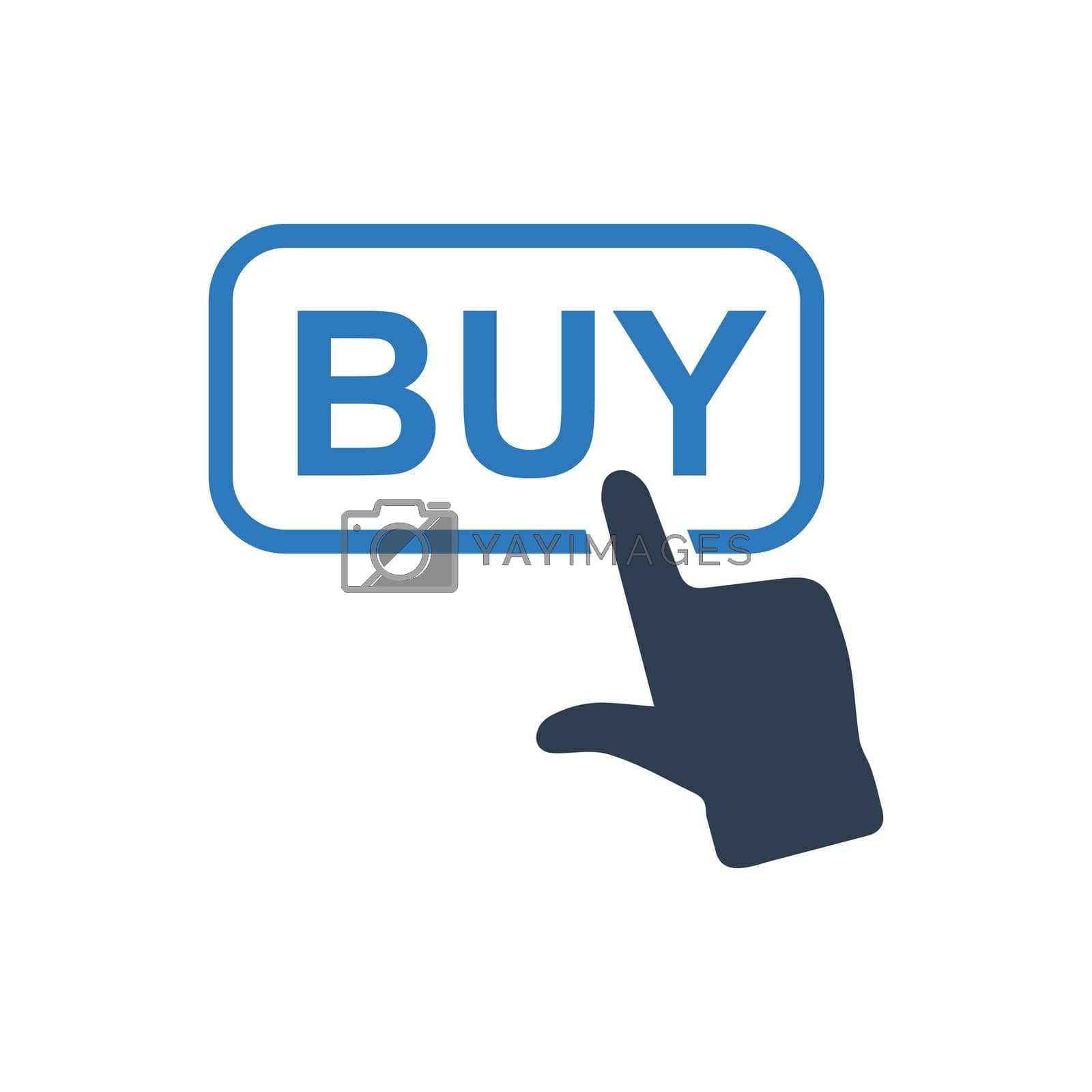 Royalty free image of Online Buy Icon by delwar018