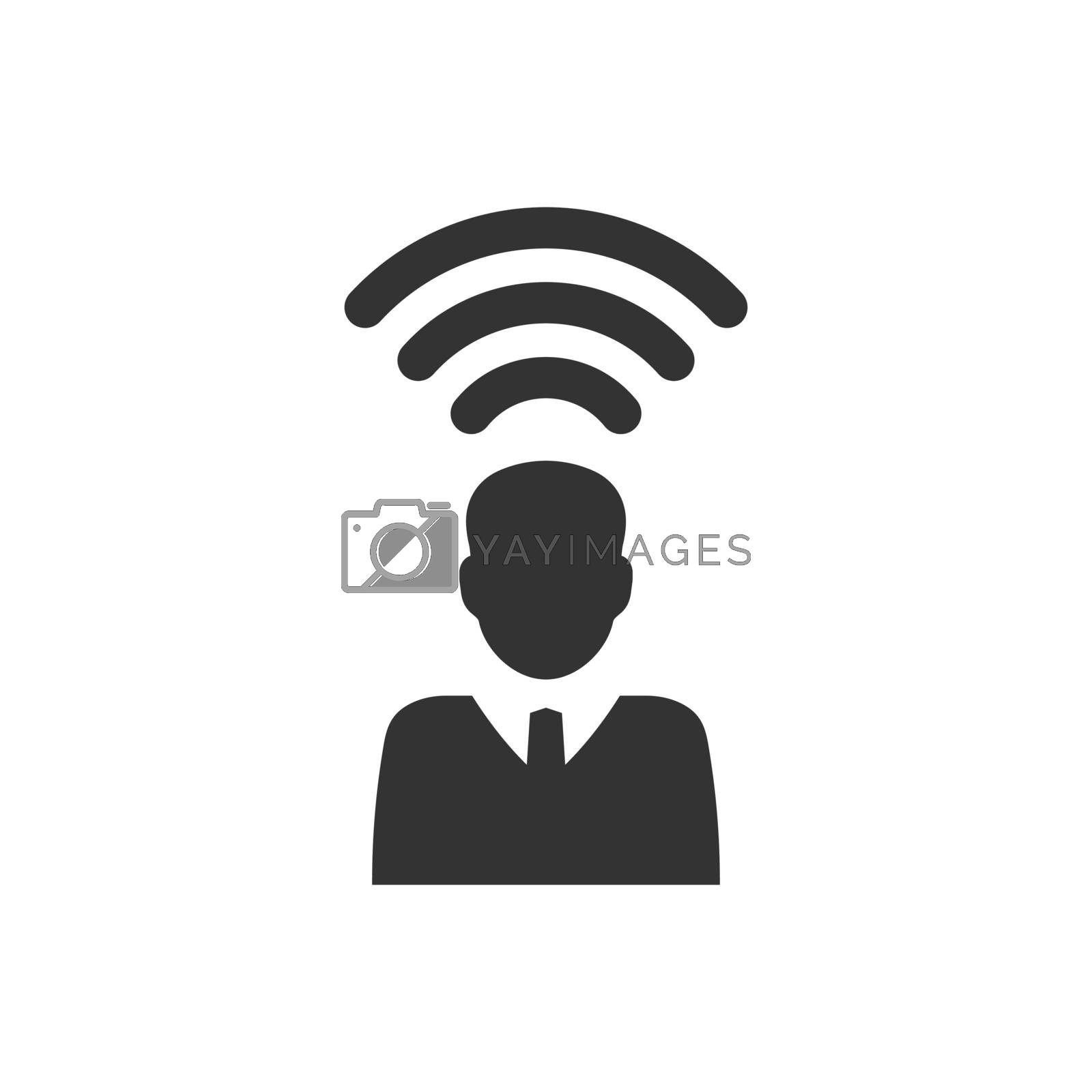 Royalty free image of Business communication icon  by delwar018