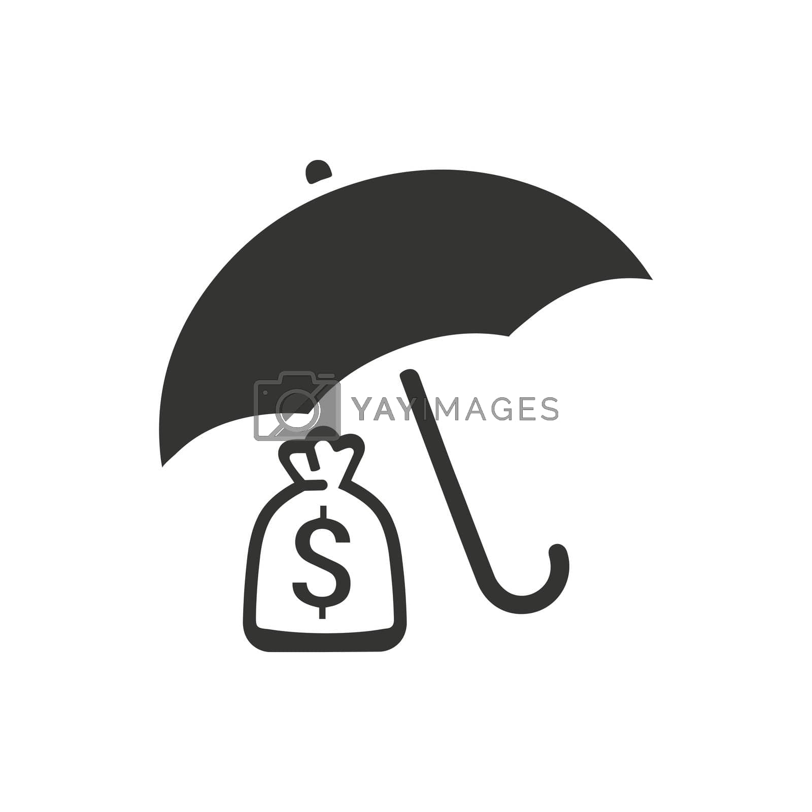 Royalty free image of Financial Protection Icon by delwar018