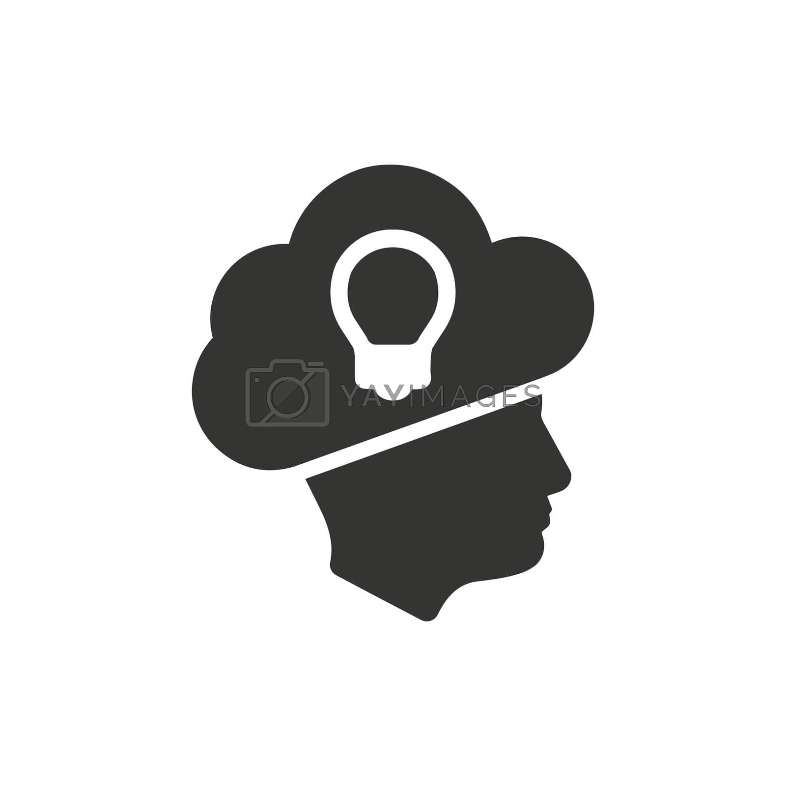 Royalty free image of Brainstorming Icon by delwar018