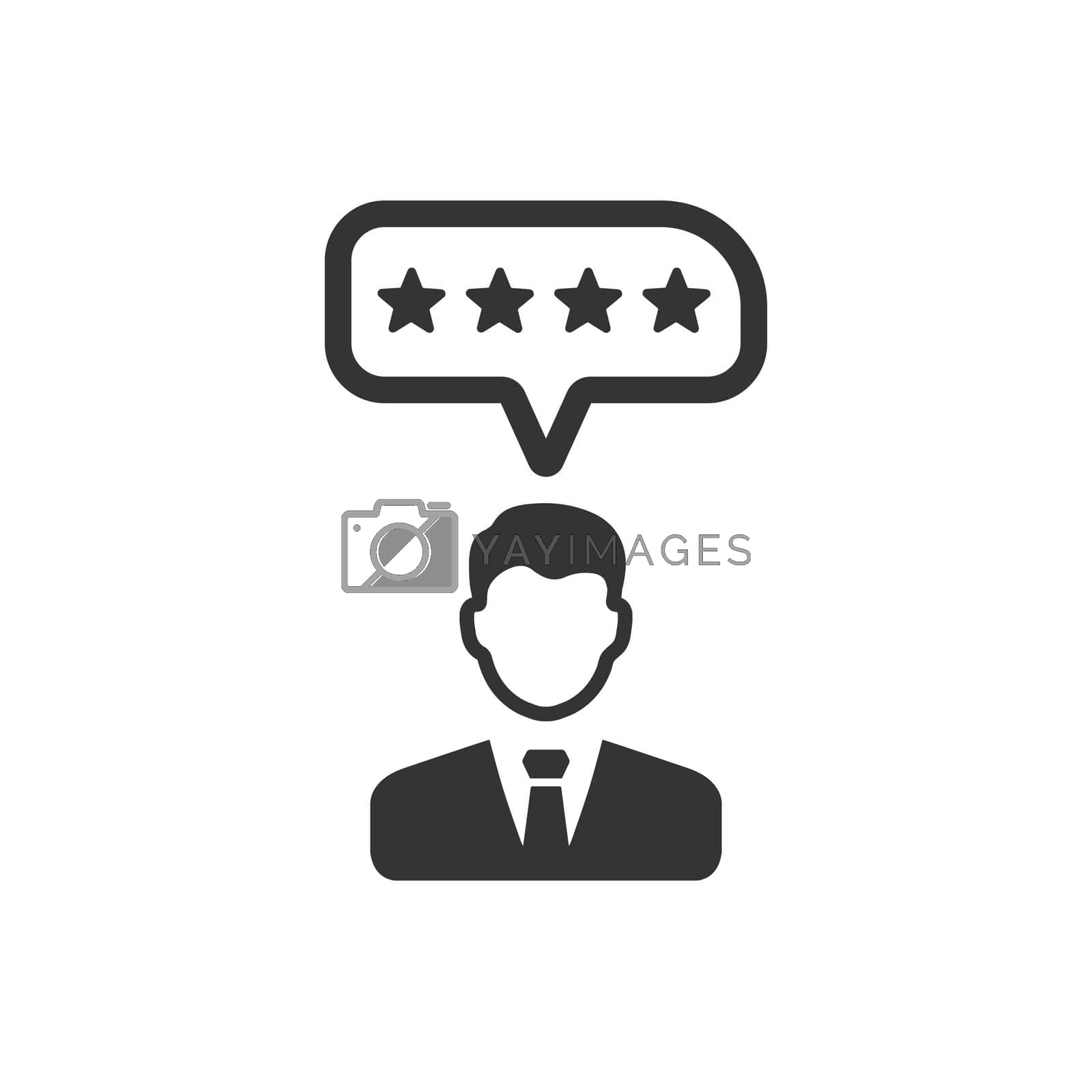 Royalty free image of User Feedback Icon by delwar018
