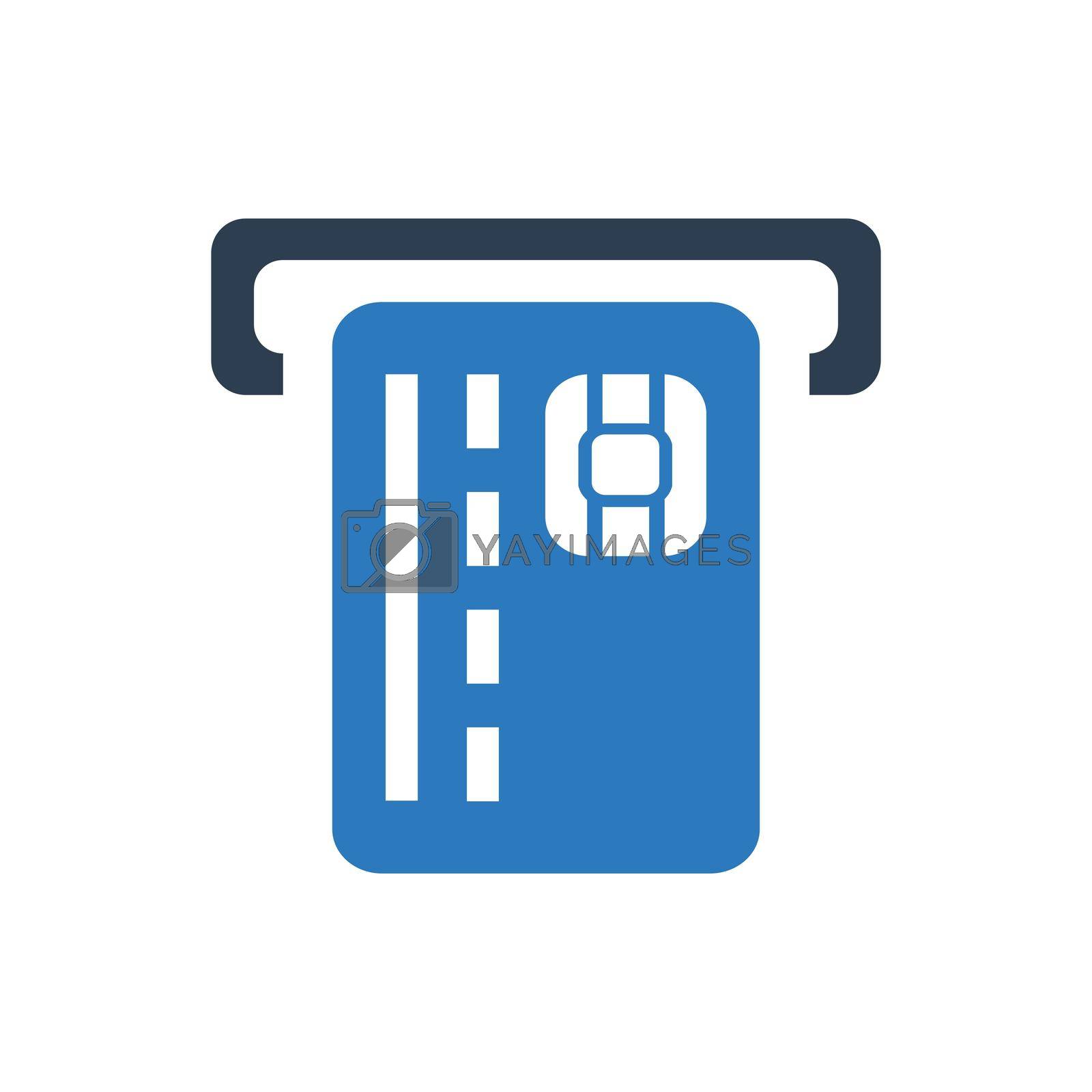 Royalty free image of ATM Cash out Icon by delwar018