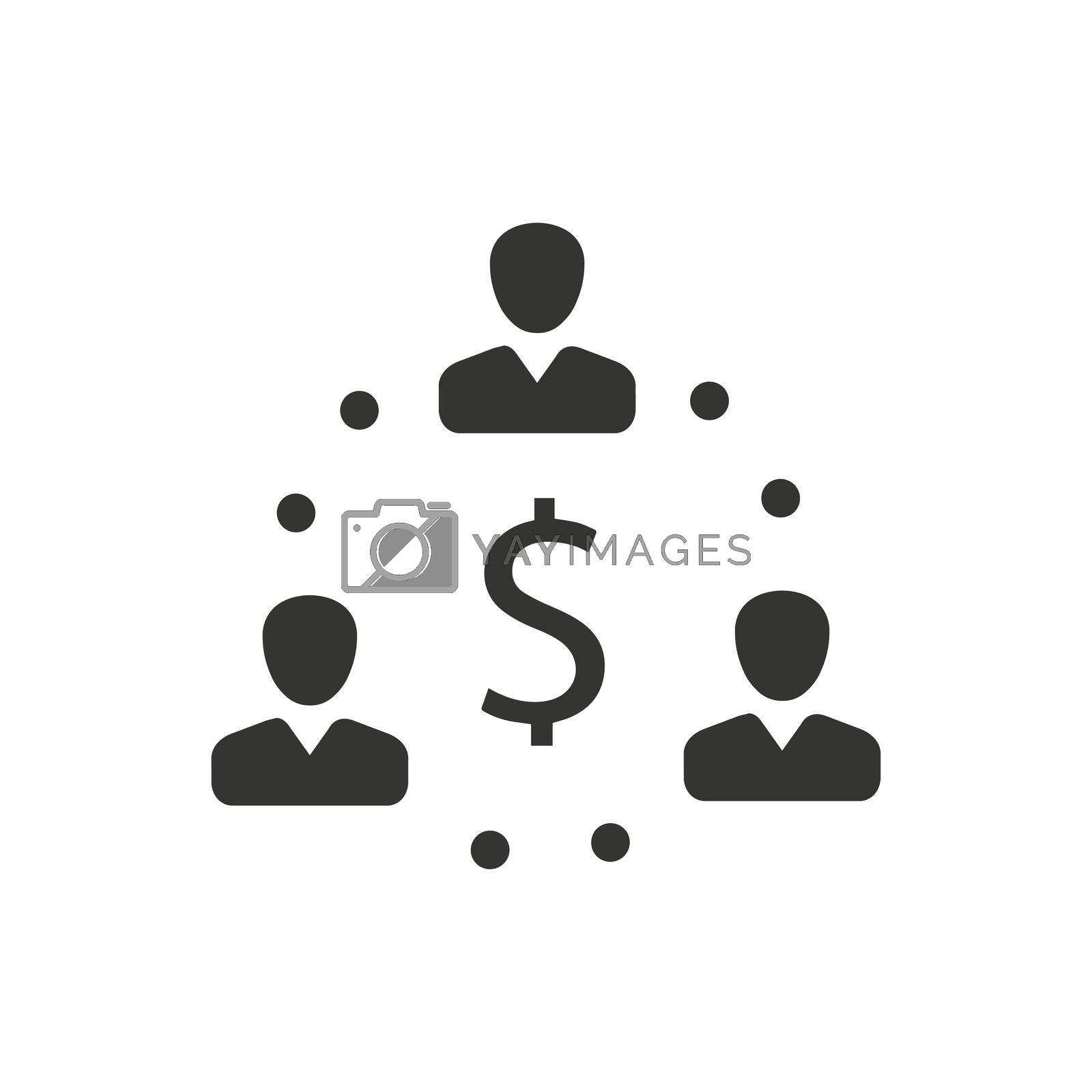 Royalty free image of Business Communication Icon by delwar018