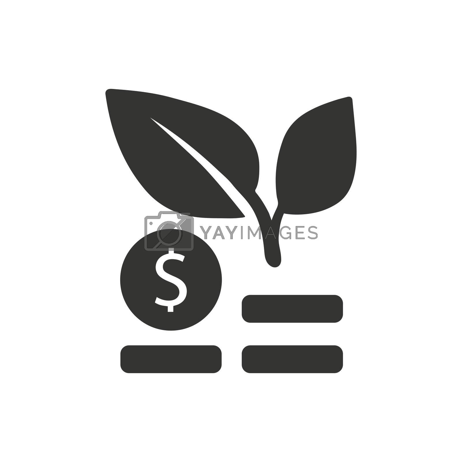 Royalty free image of Financial Growth Icon by delwar018