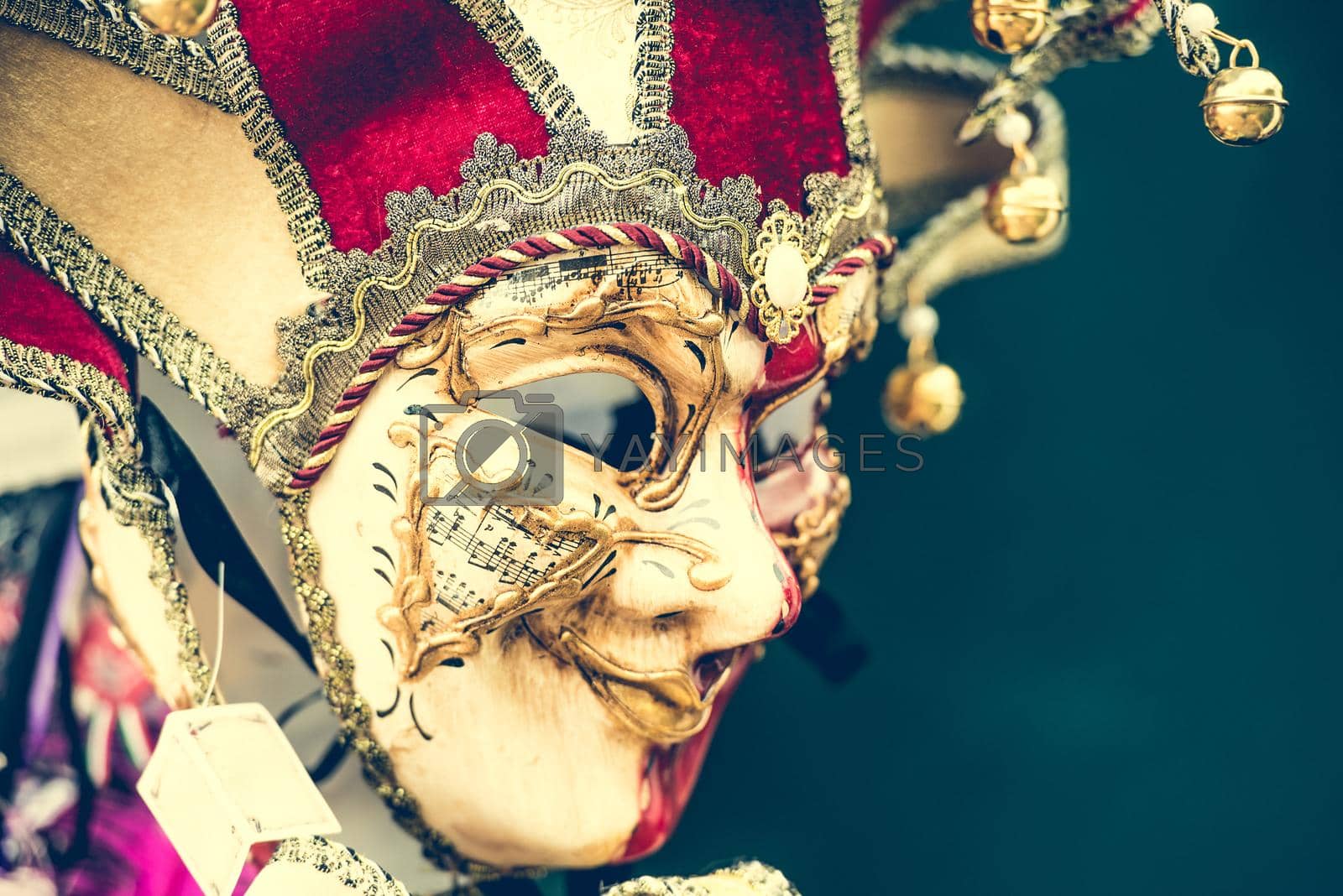 Royalty free image of Venetian carnival masks by GekaSkr