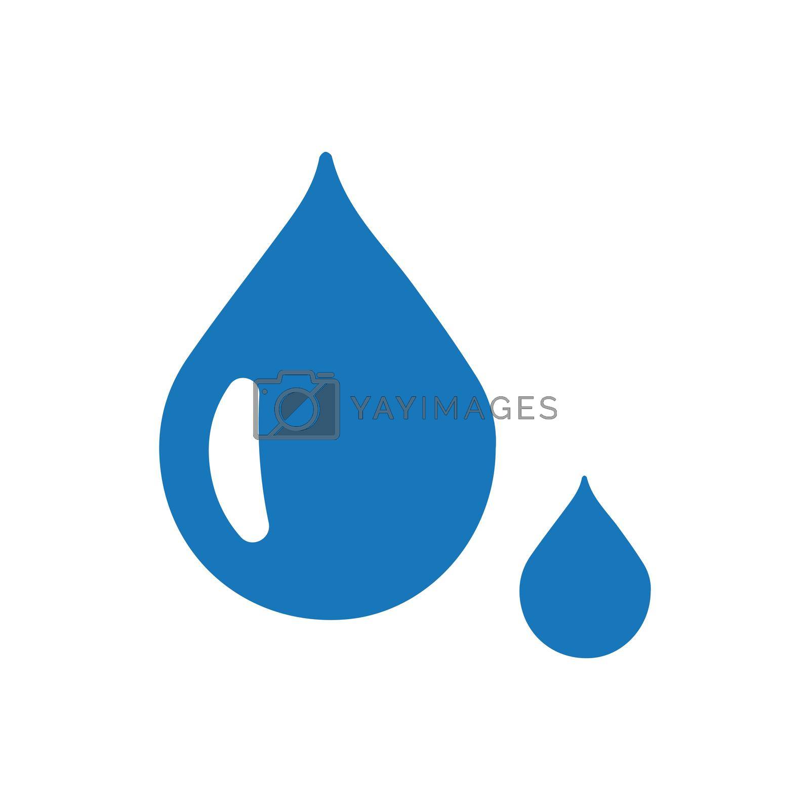 Royalty free image of Water Drop Icon by delwar018