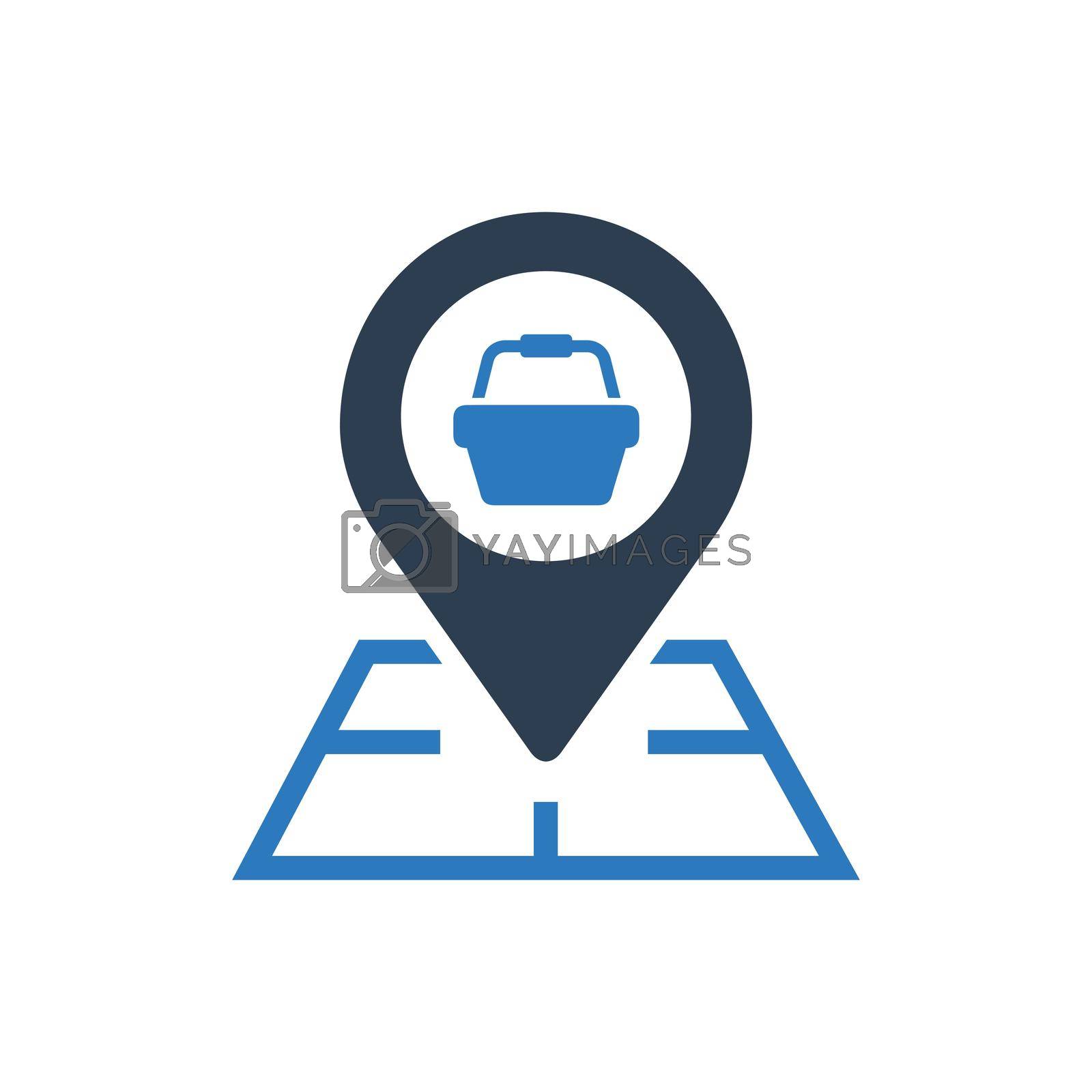 Royalty free image of Store Location Icon by delwar018