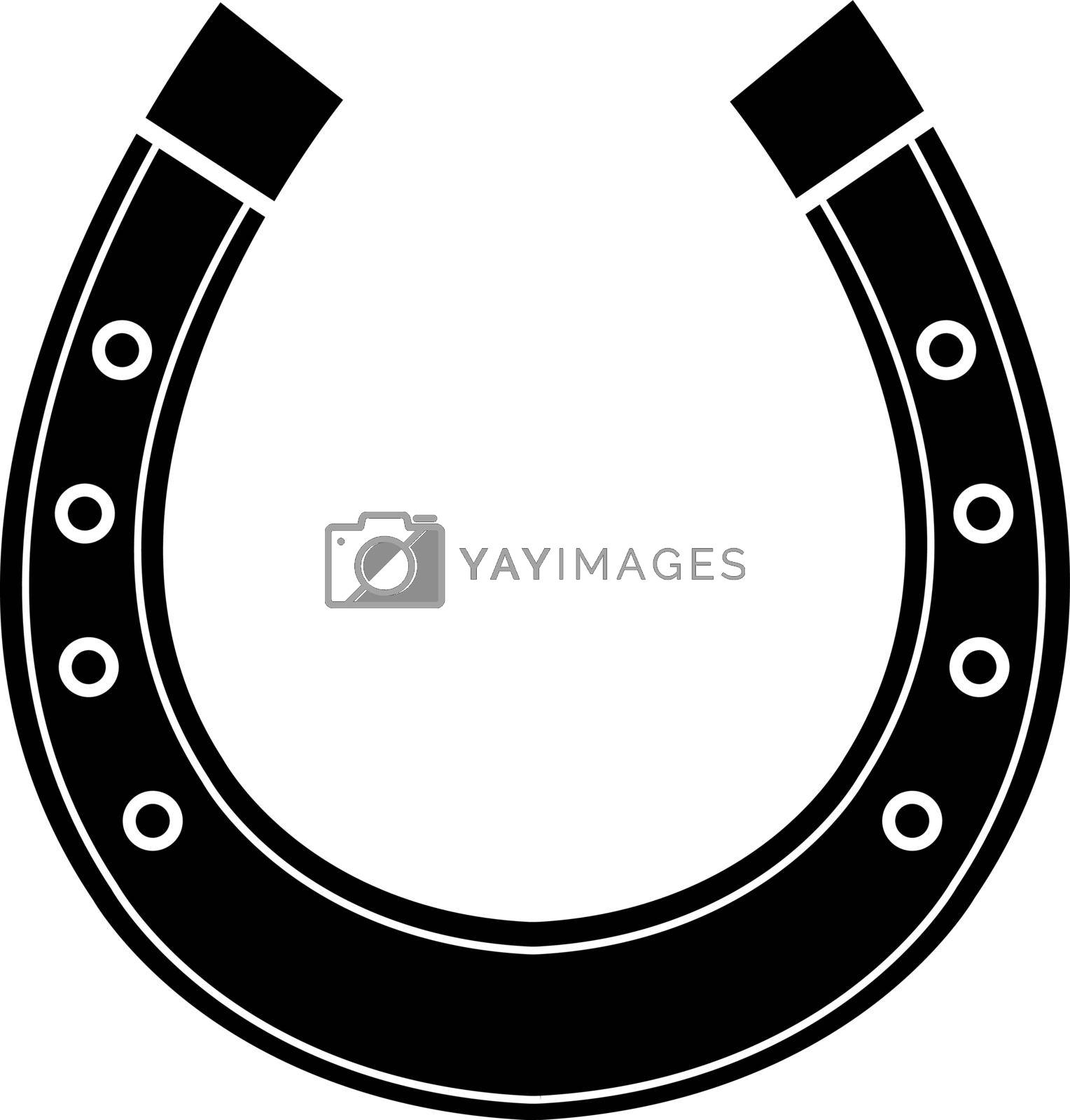 Royalty free image of Horseshoe icon by bsd