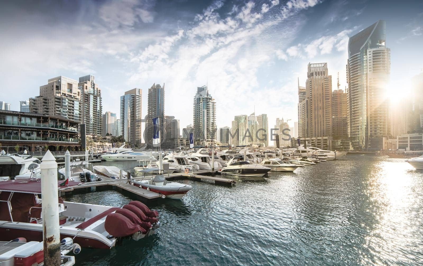 Royalty free image of Dubai Marina by GekaSkr
