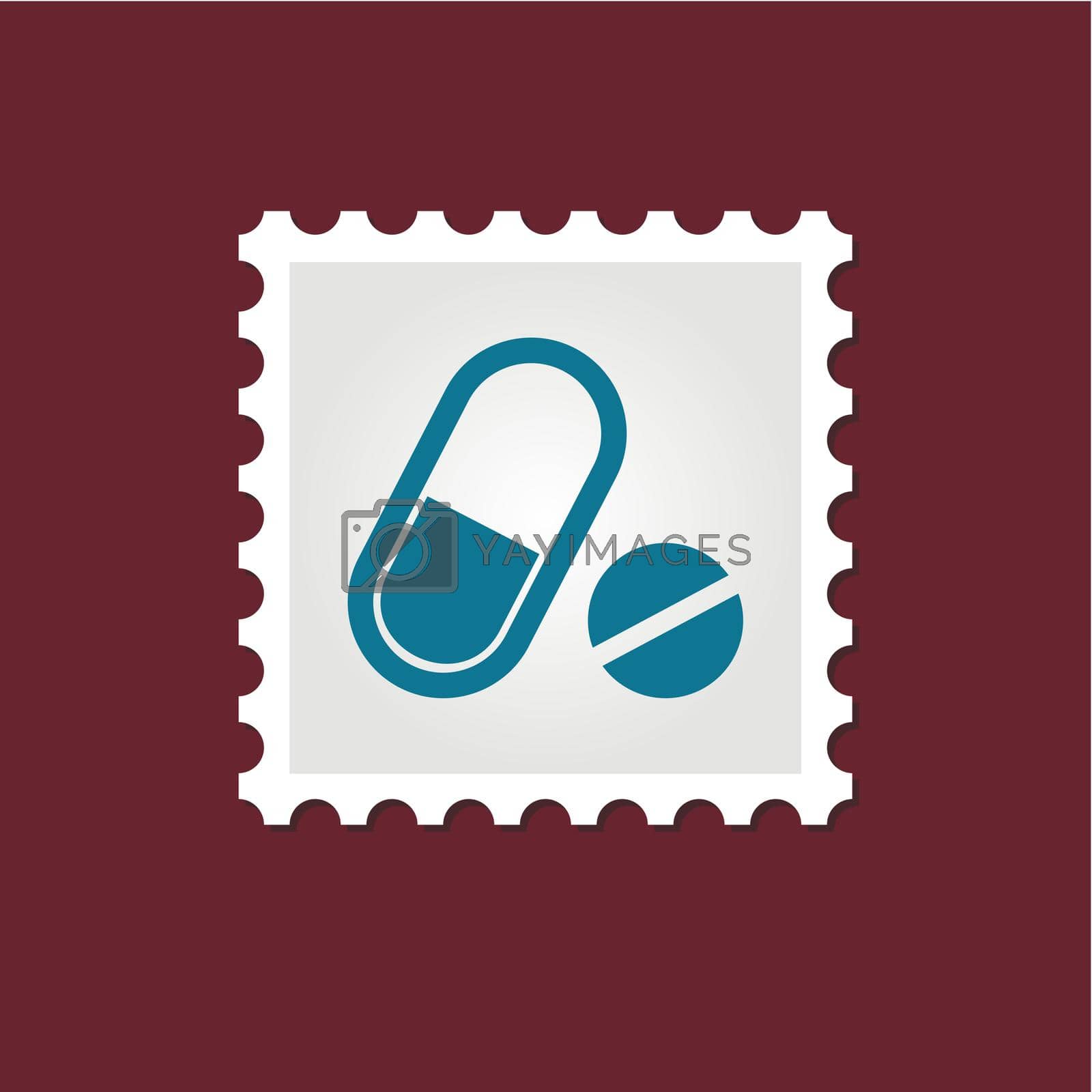 Royalty free image of Medication medical stamp by nosik