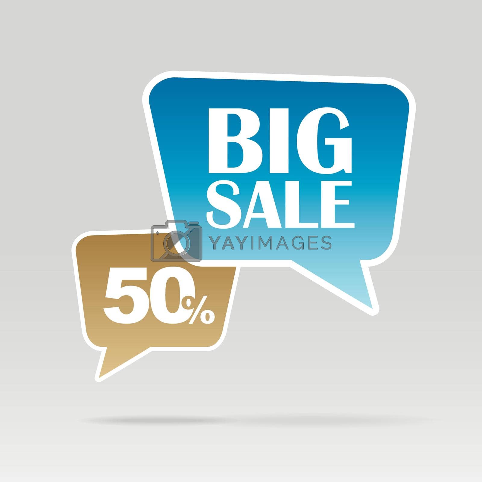 Royalty free image of Retail Sale speech bubble, discount by nosik