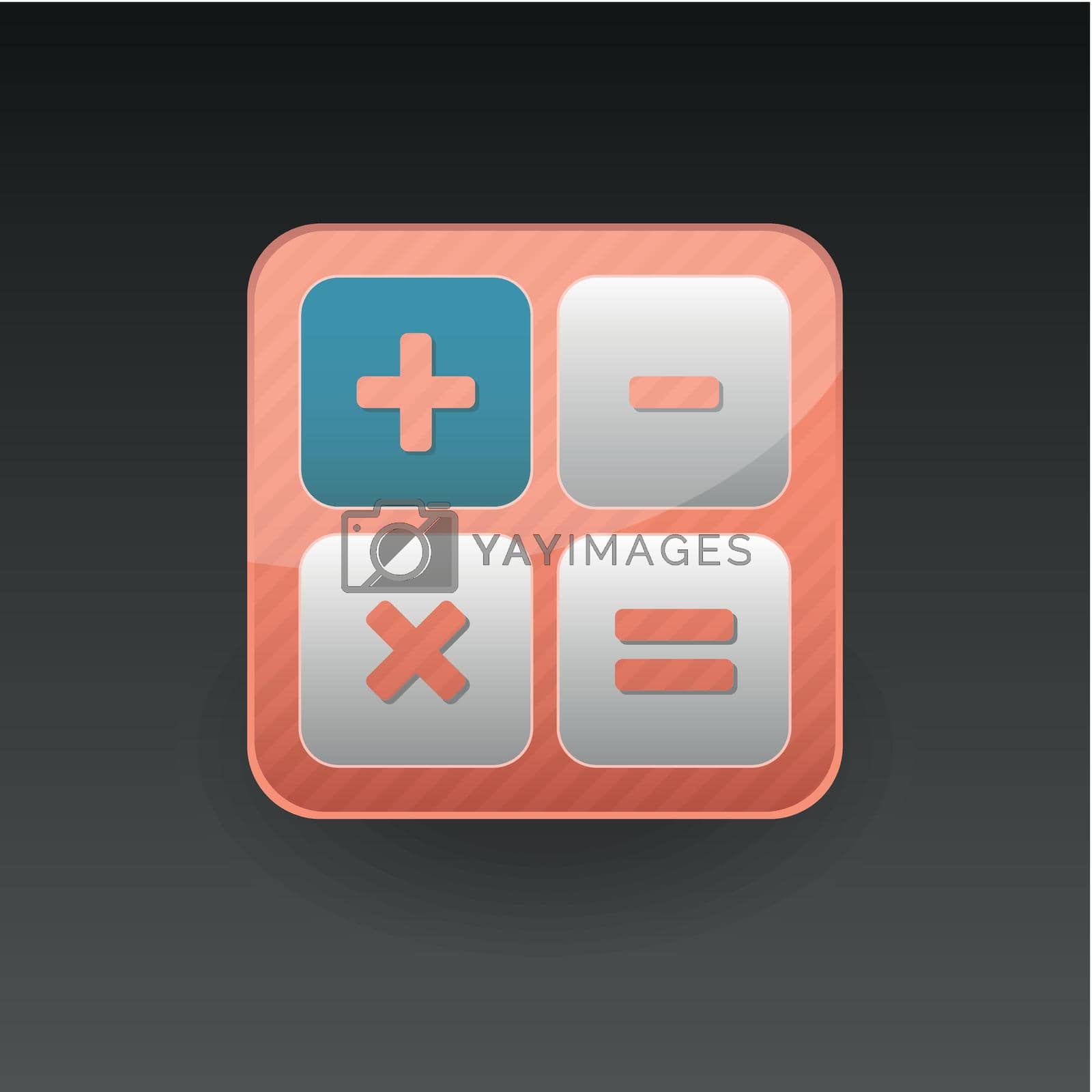 Royalty free image of App icon calculator by nosik