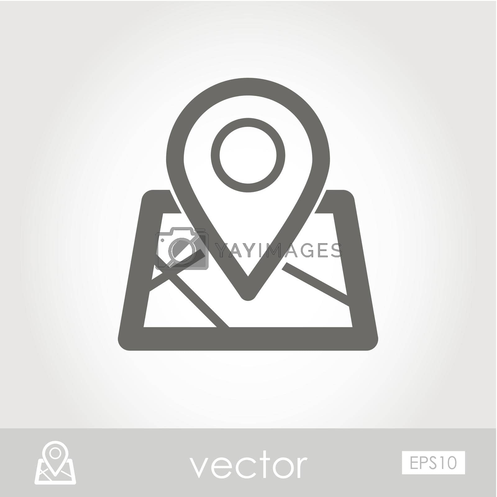Royalty free image of Map Marker vector icon by nosik