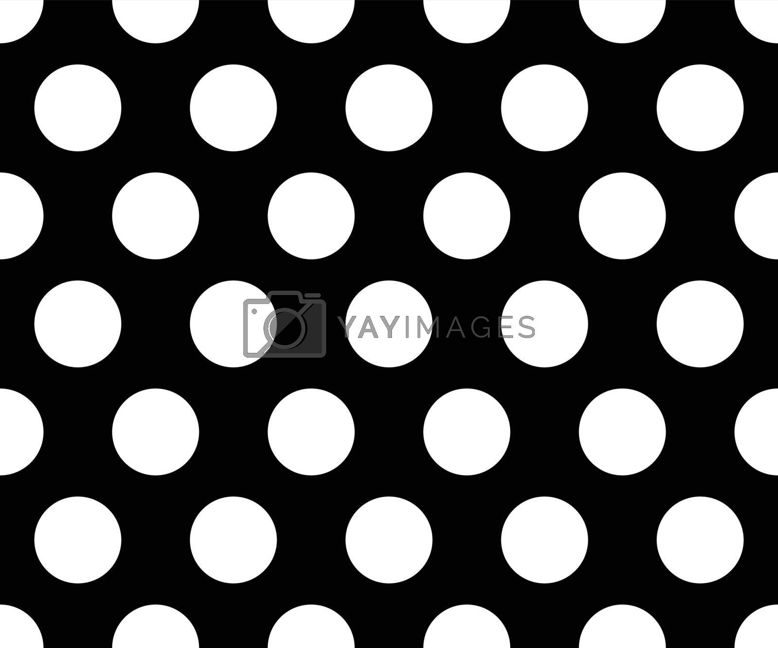 Royalty free image of black and white polka dot pattern abstract background vector by Rodseng