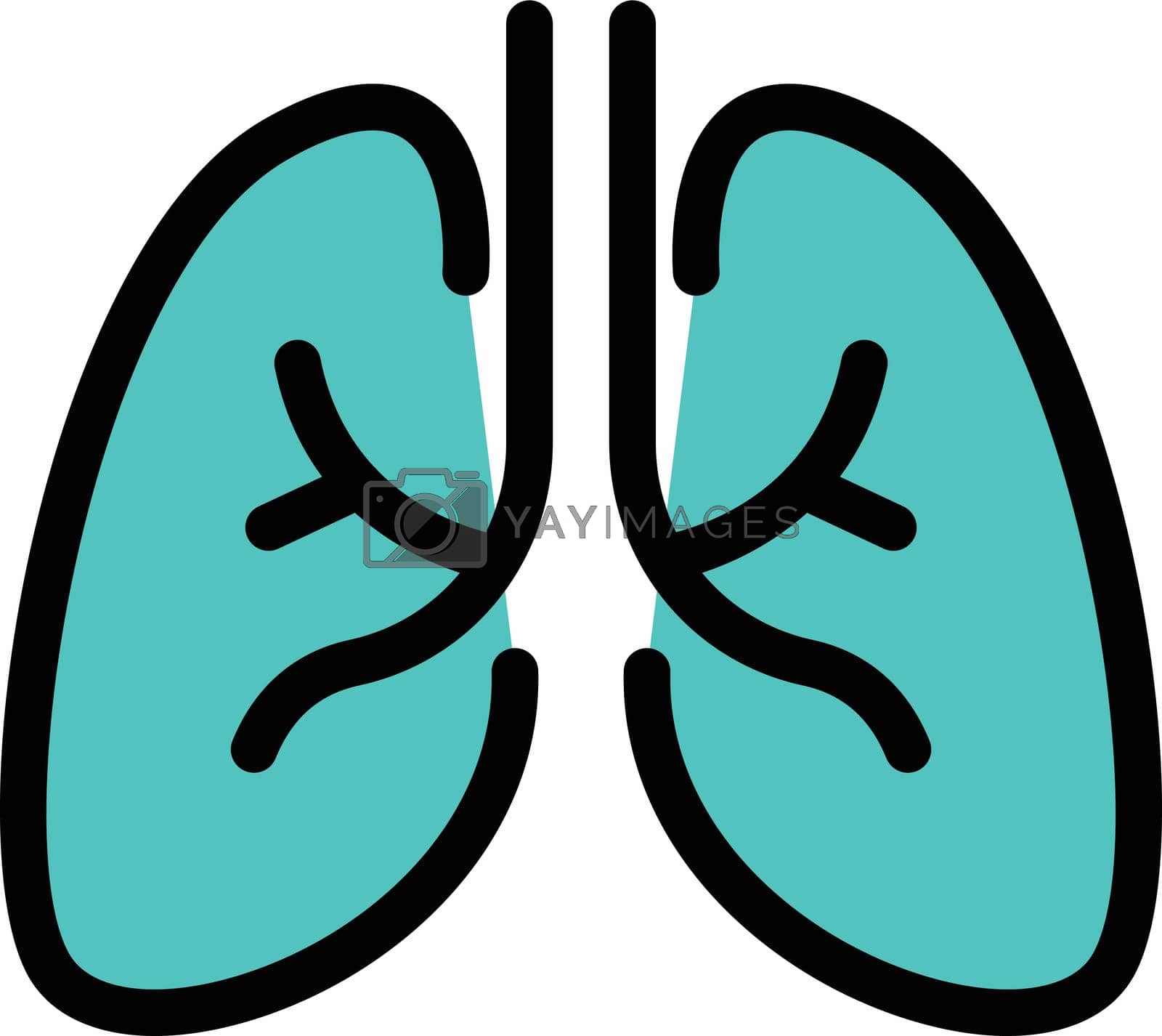 Royalty free image of lungs by FlaticonsDesign