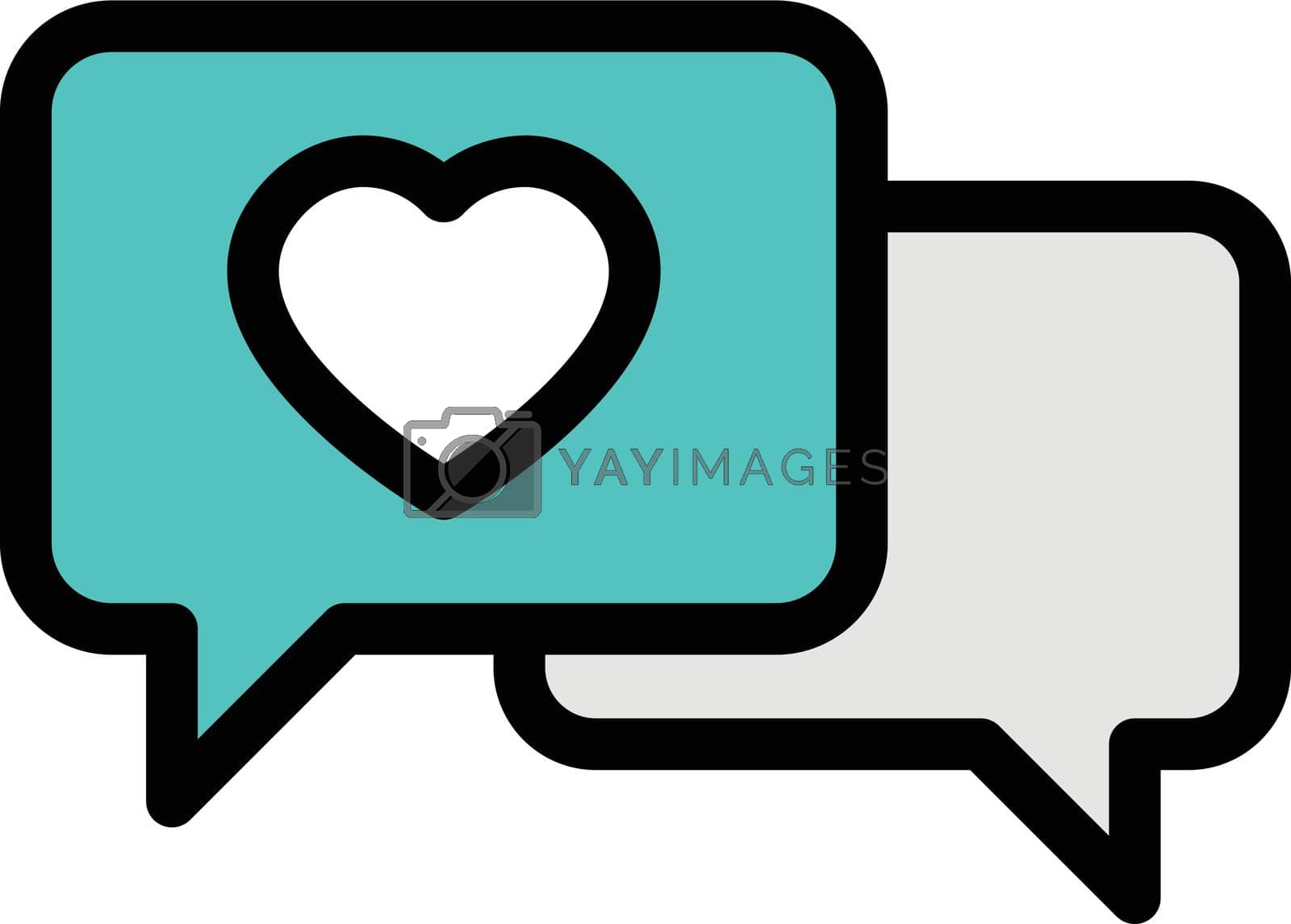Royalty free image of chat by FlaticonsDesign