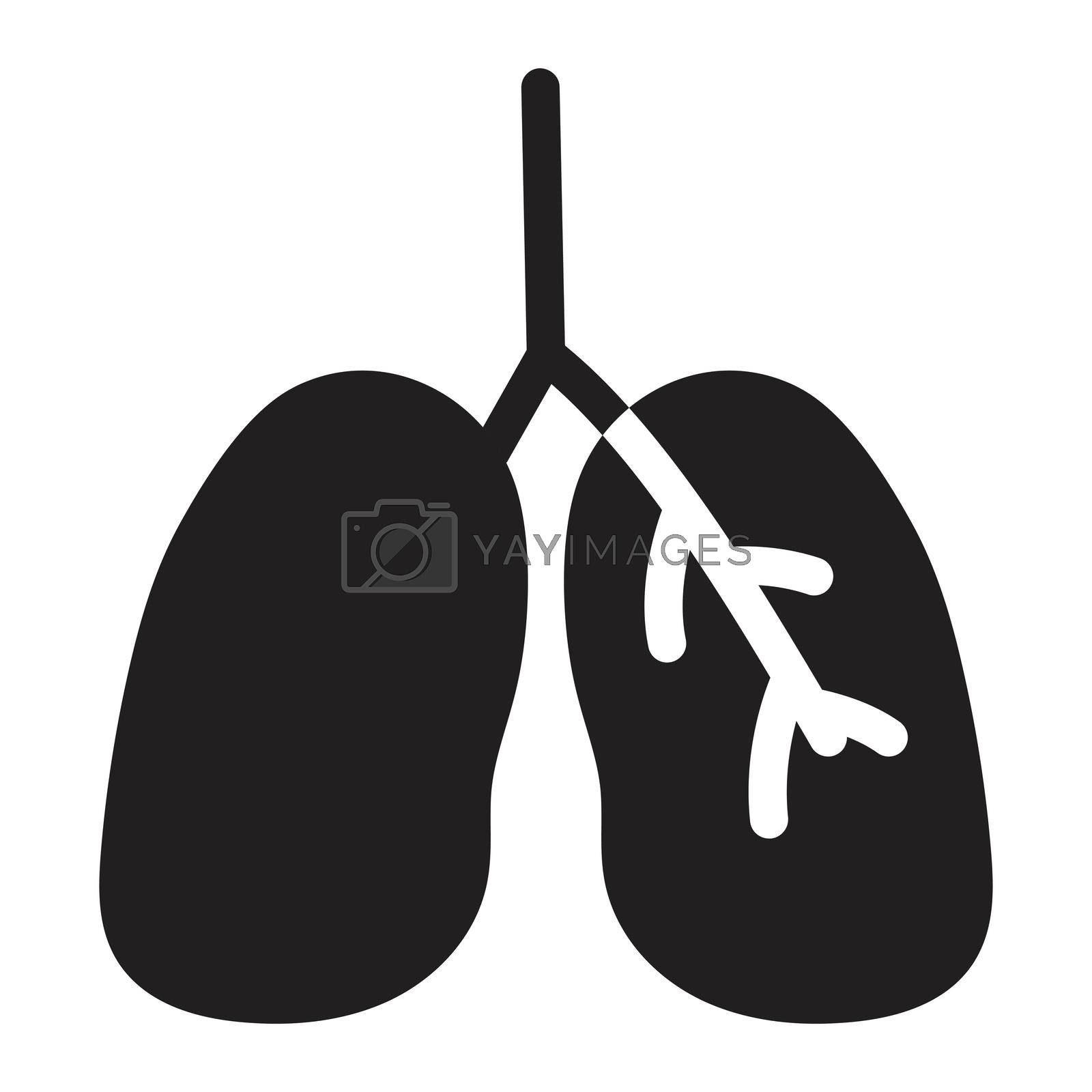 Royalty free image of lungs  by FlaticonsDesign