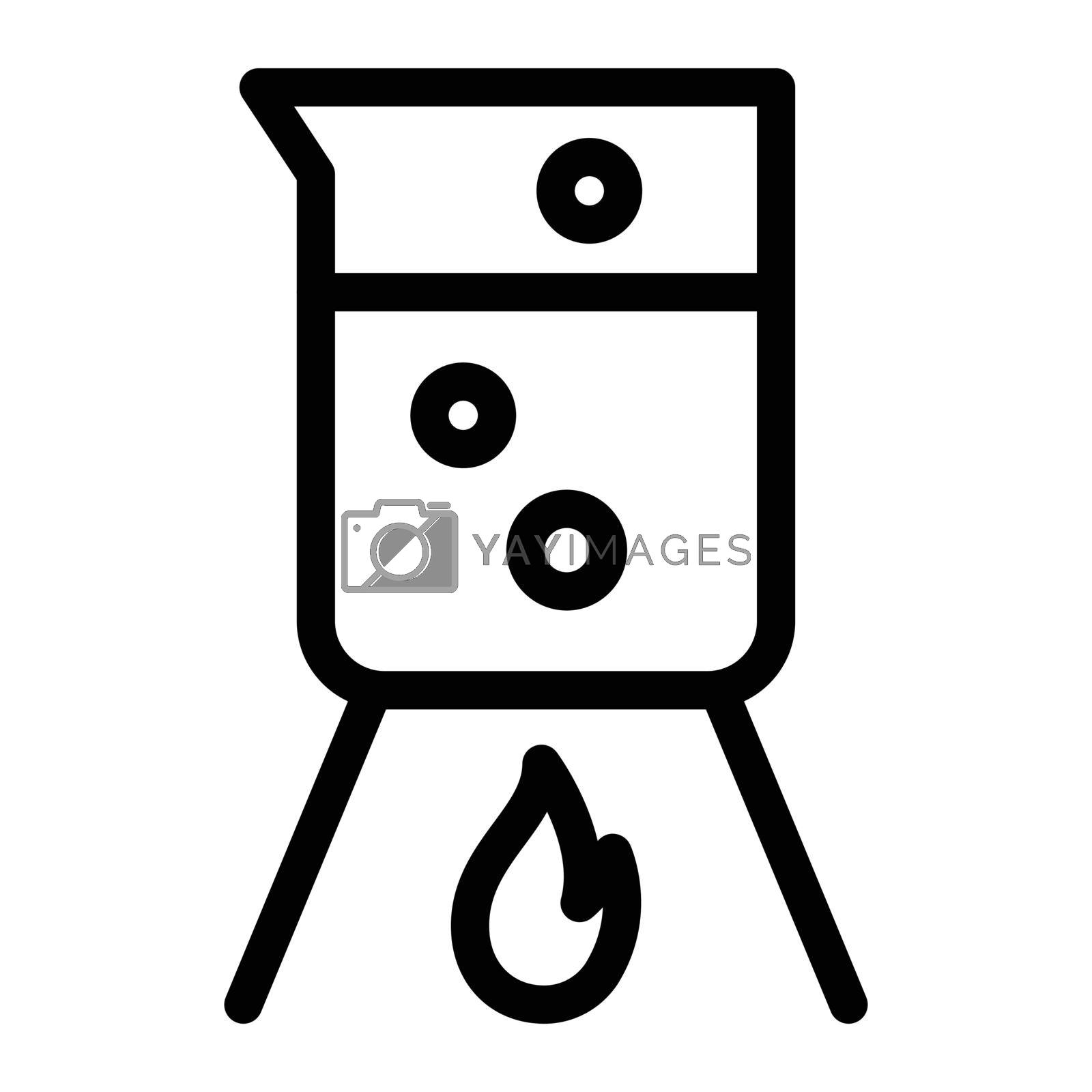 Royalty free image of burner  by FlaticonsDesign