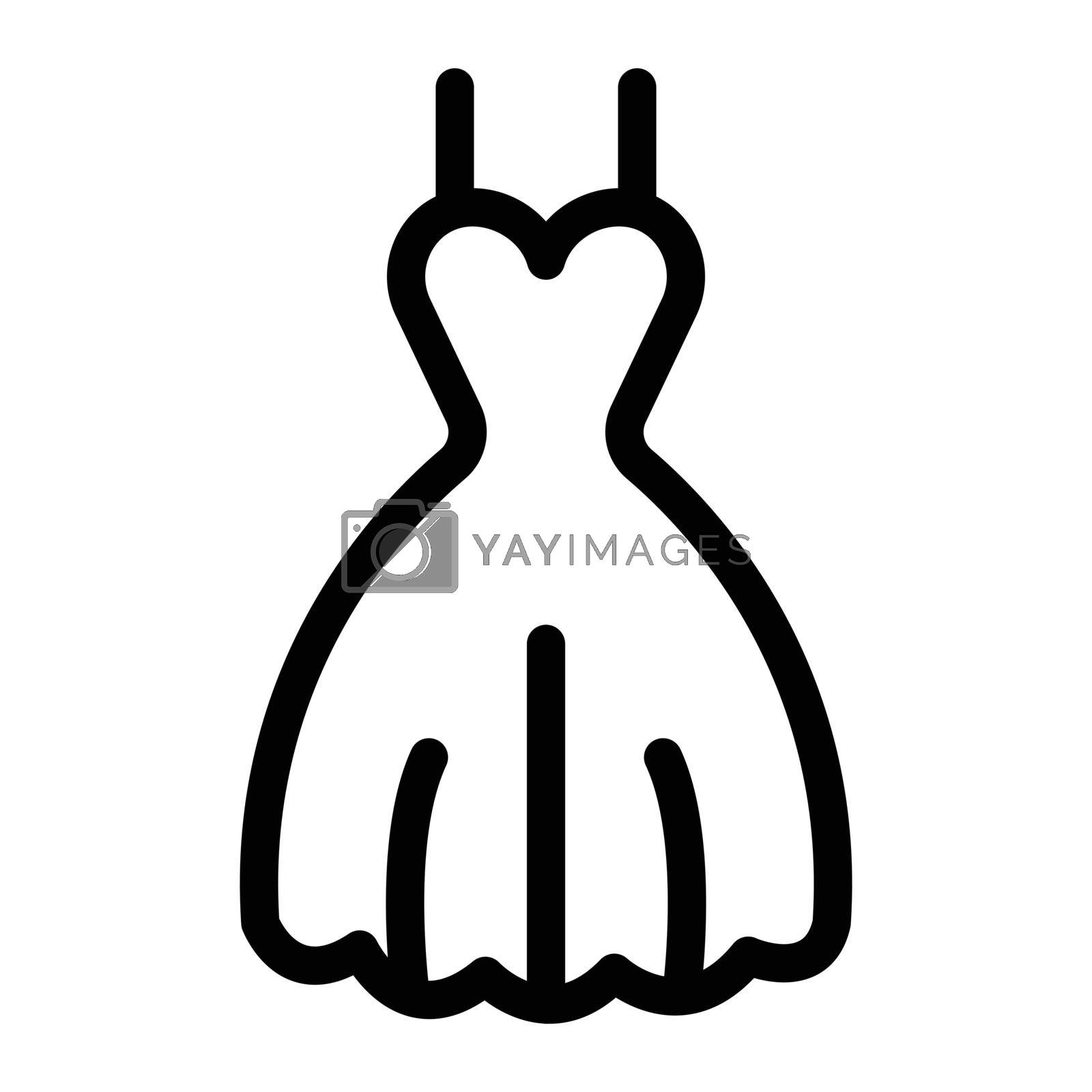 Royalty free image of dress  by FlaticonsDesign