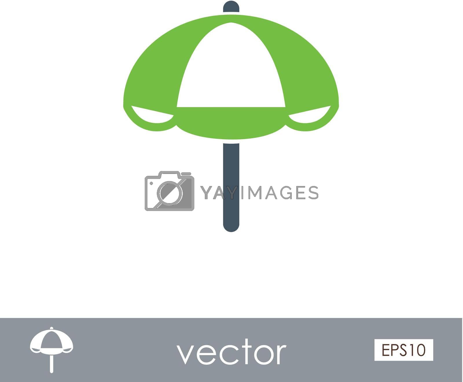 Royalty free image of Beach Parasol outline icon. Summer. Vacation by nosik